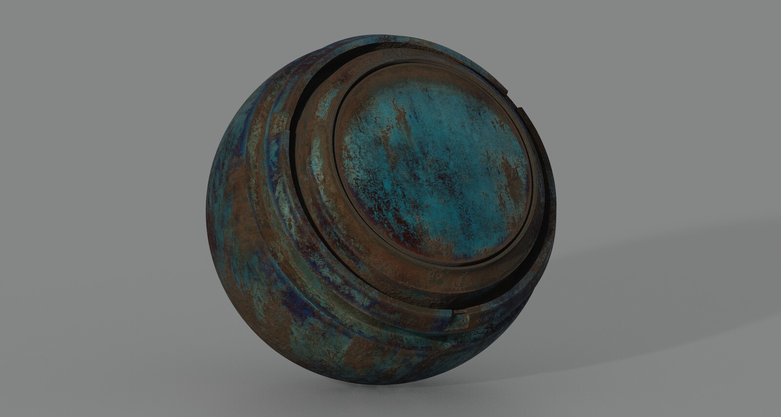 Rusted Metal Material