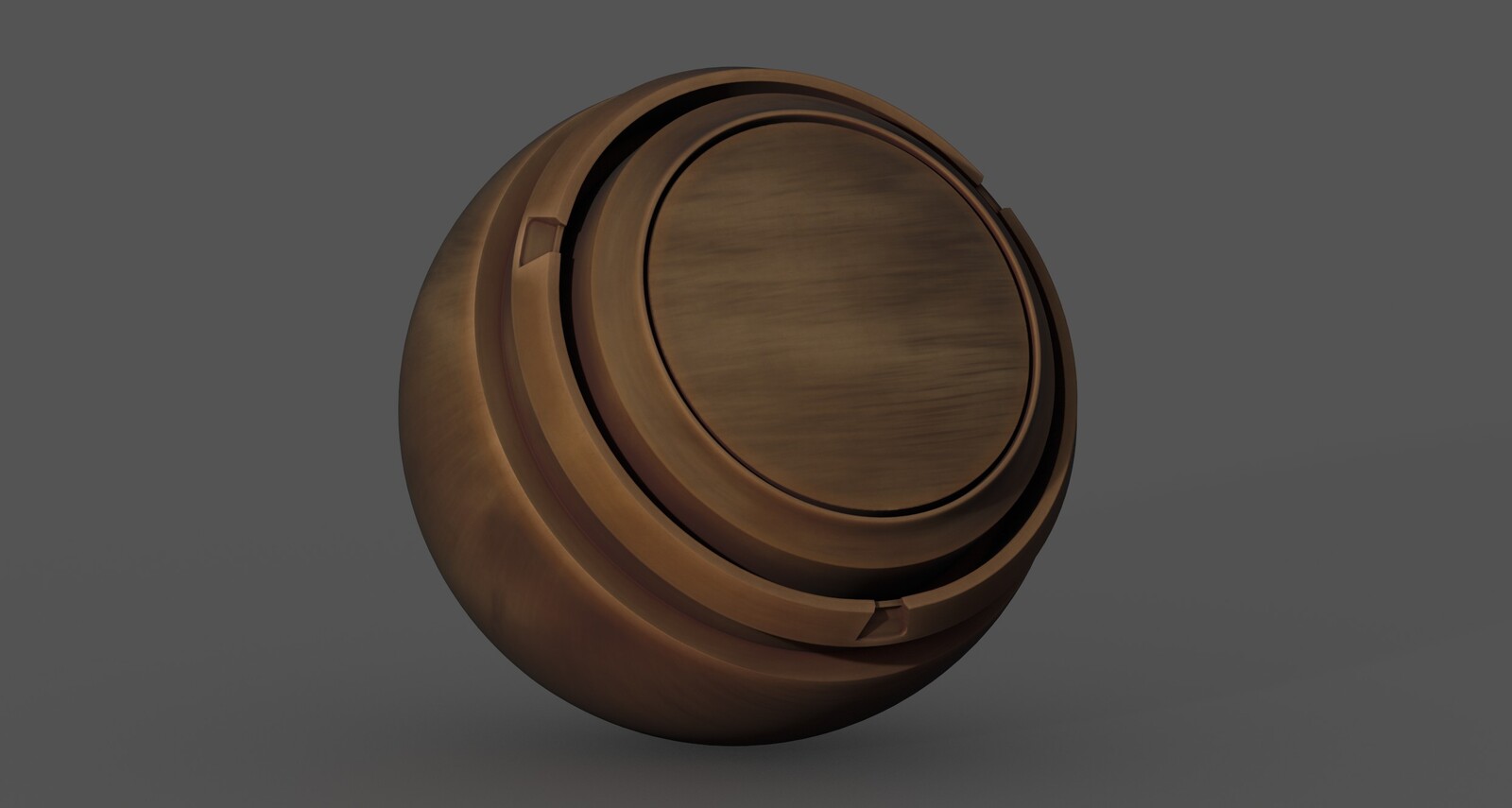 Polished Wood Material