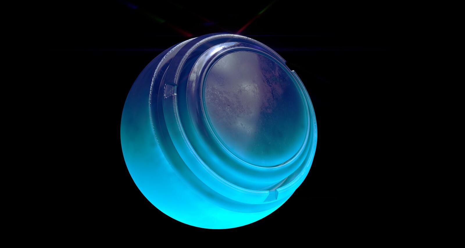 Glowing Crystal Material