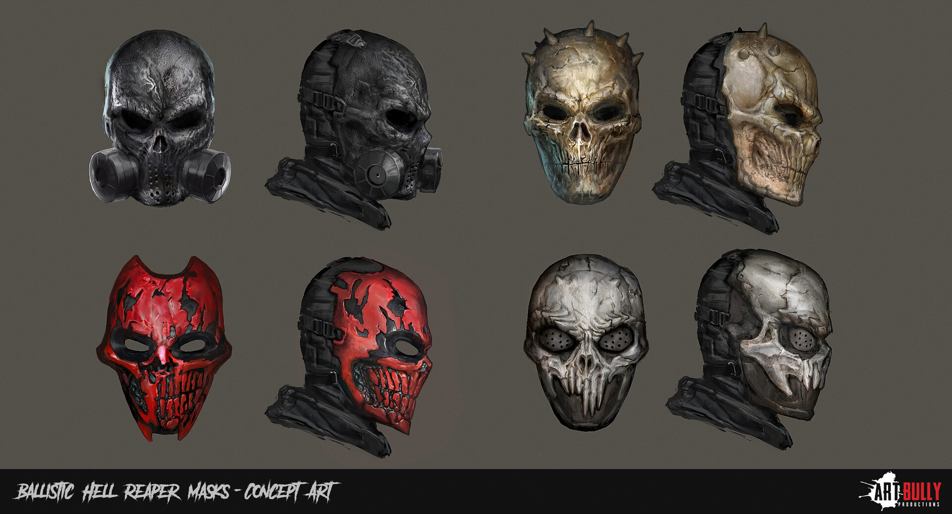 Art Bully Productions Ballistic Masks