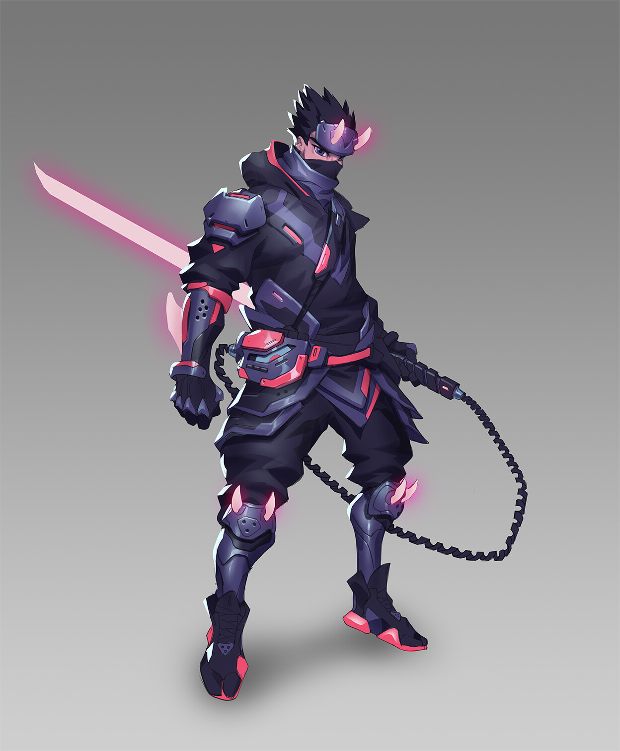 Street Ninja Character Concept - powered by beats @kendobi.
