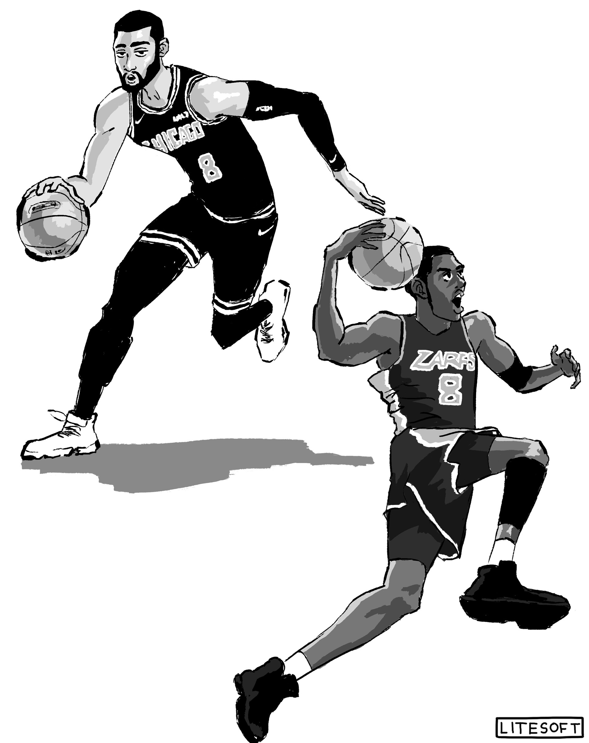Lite . - Basketball w/ Kobe Bryant and Zach Lavine 🏀 Reference used