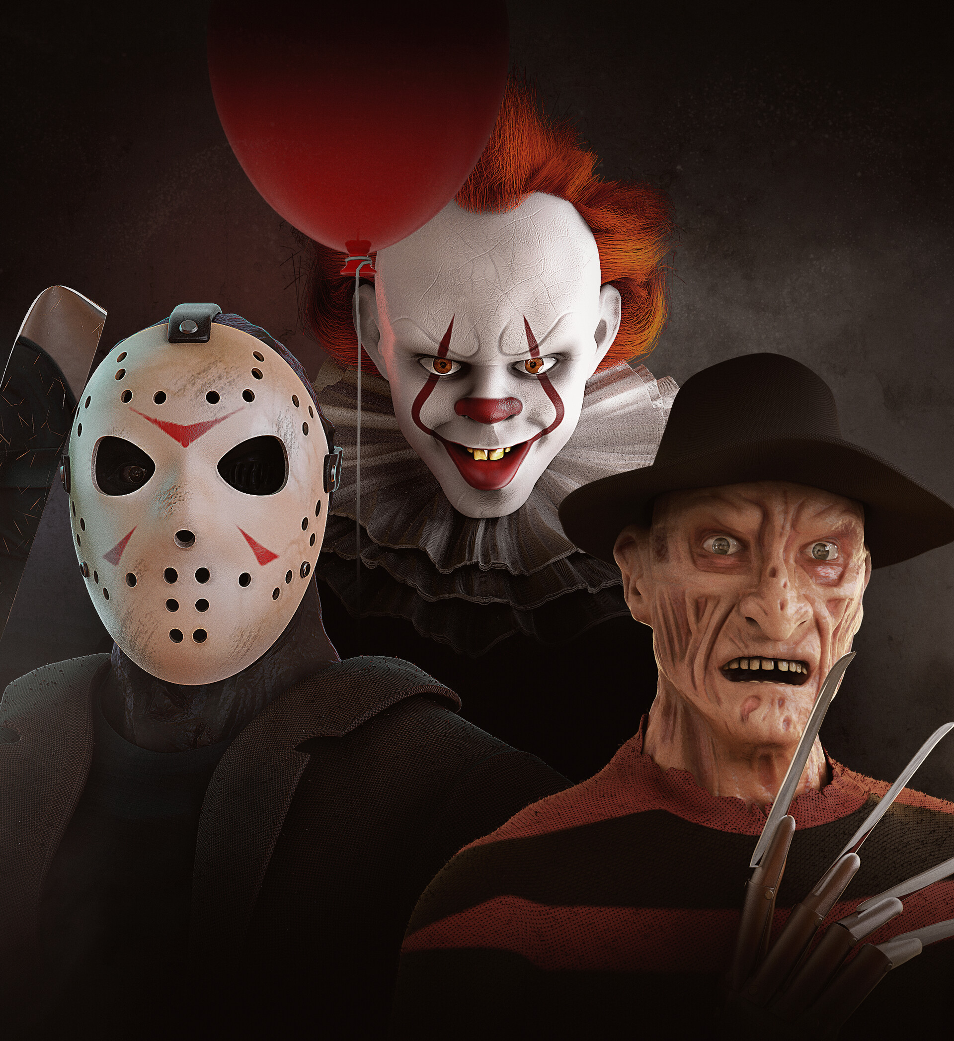 ArtStation Happy Halloween Horror movie Characters Fanart