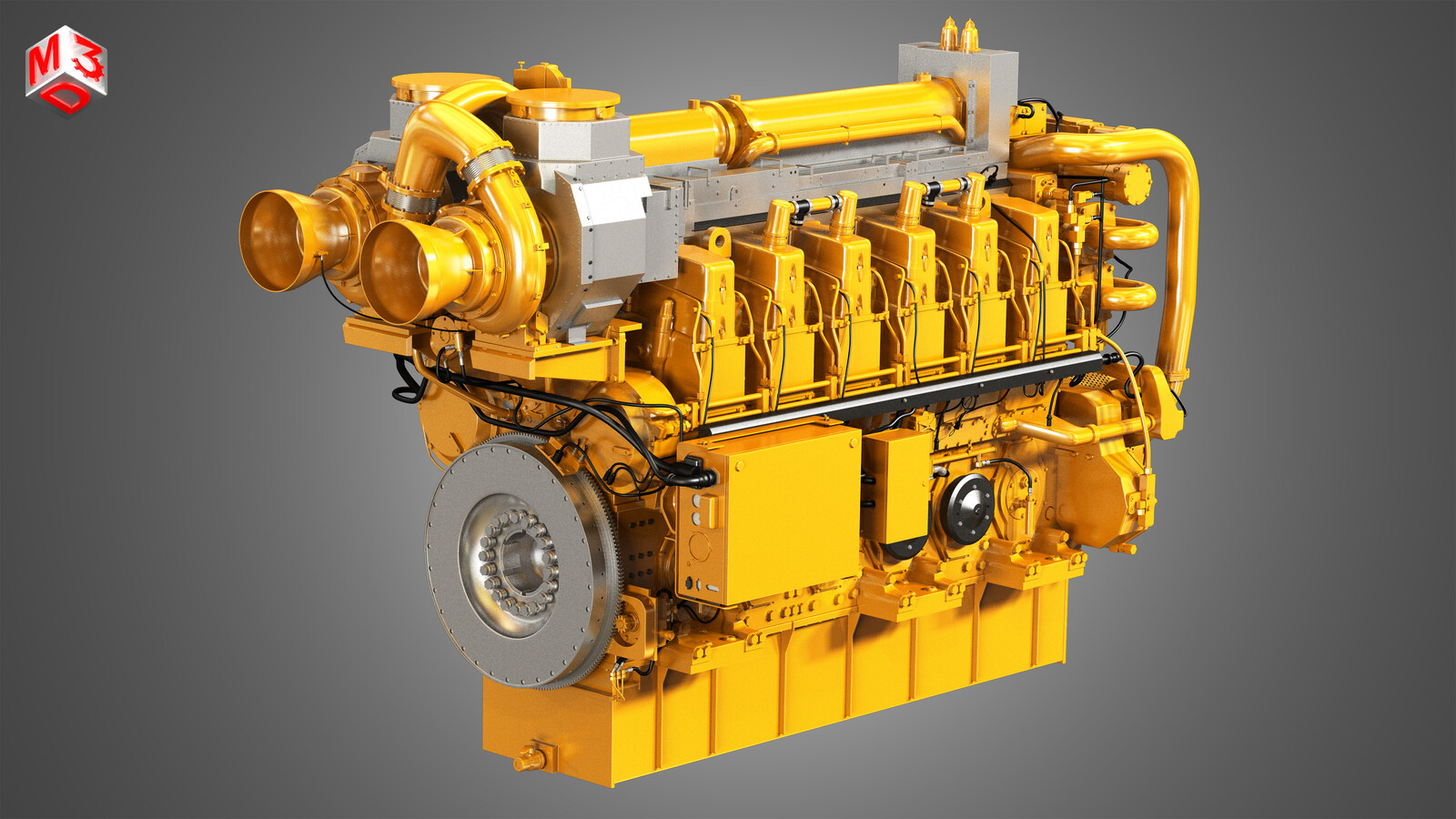 C280 Marine 12 Cylinder Engine