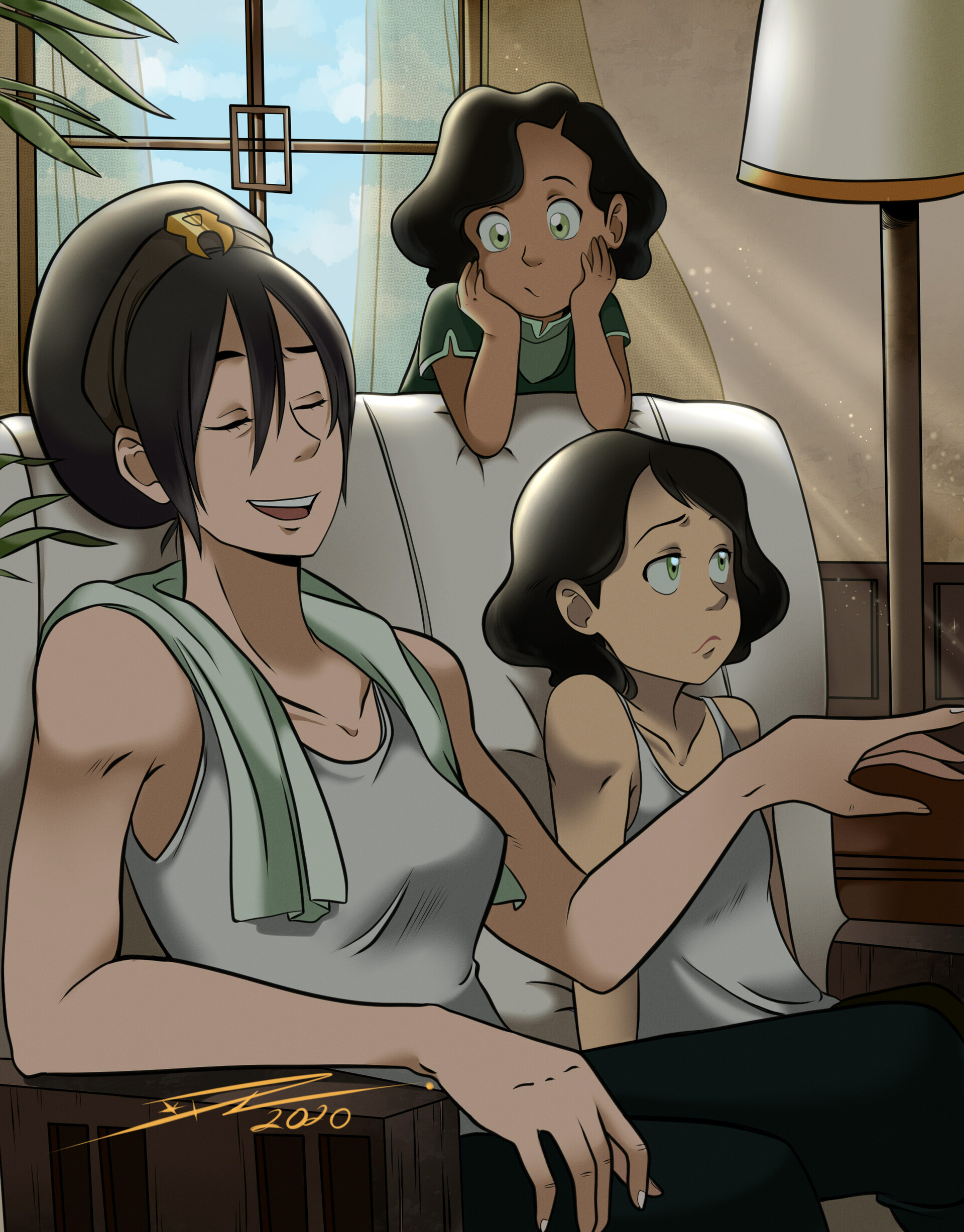 ArtStation Toph ,Lin and Suyin Beifong 🌟