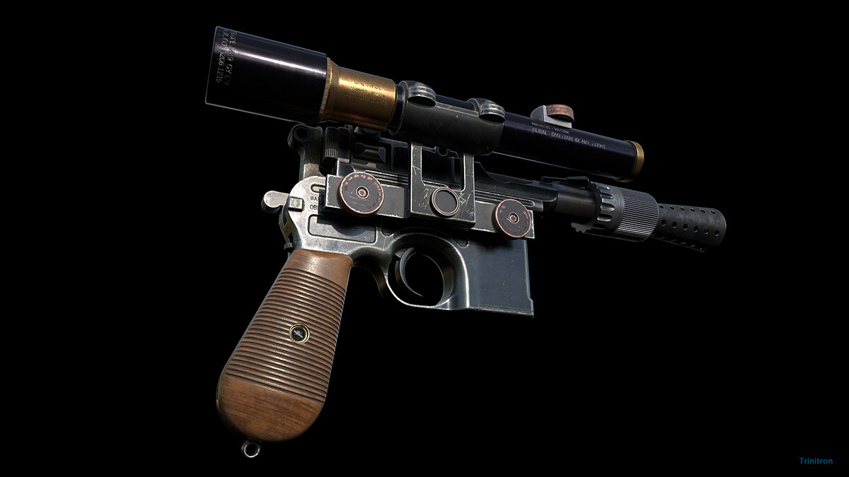 ArtStation - 3D Model Gun