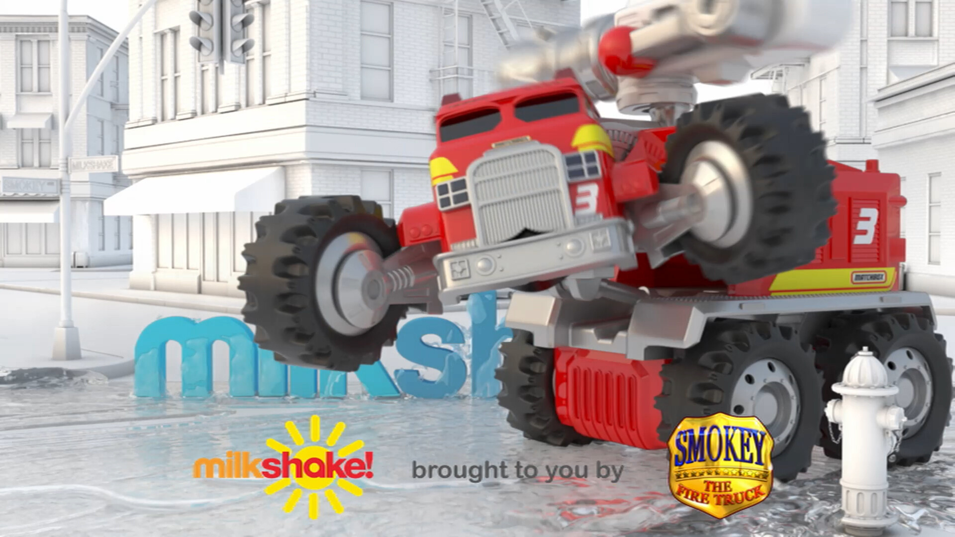 Matchbox smokey the fire truck top