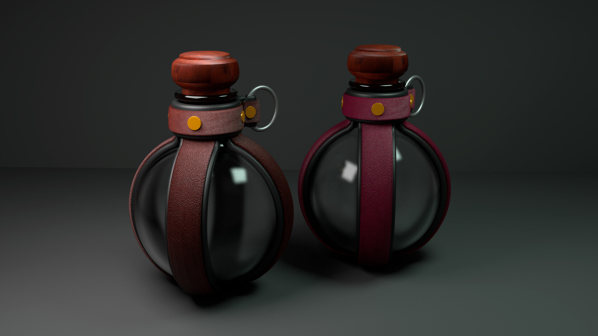 ArtStation Leather Potion Bottle Holder