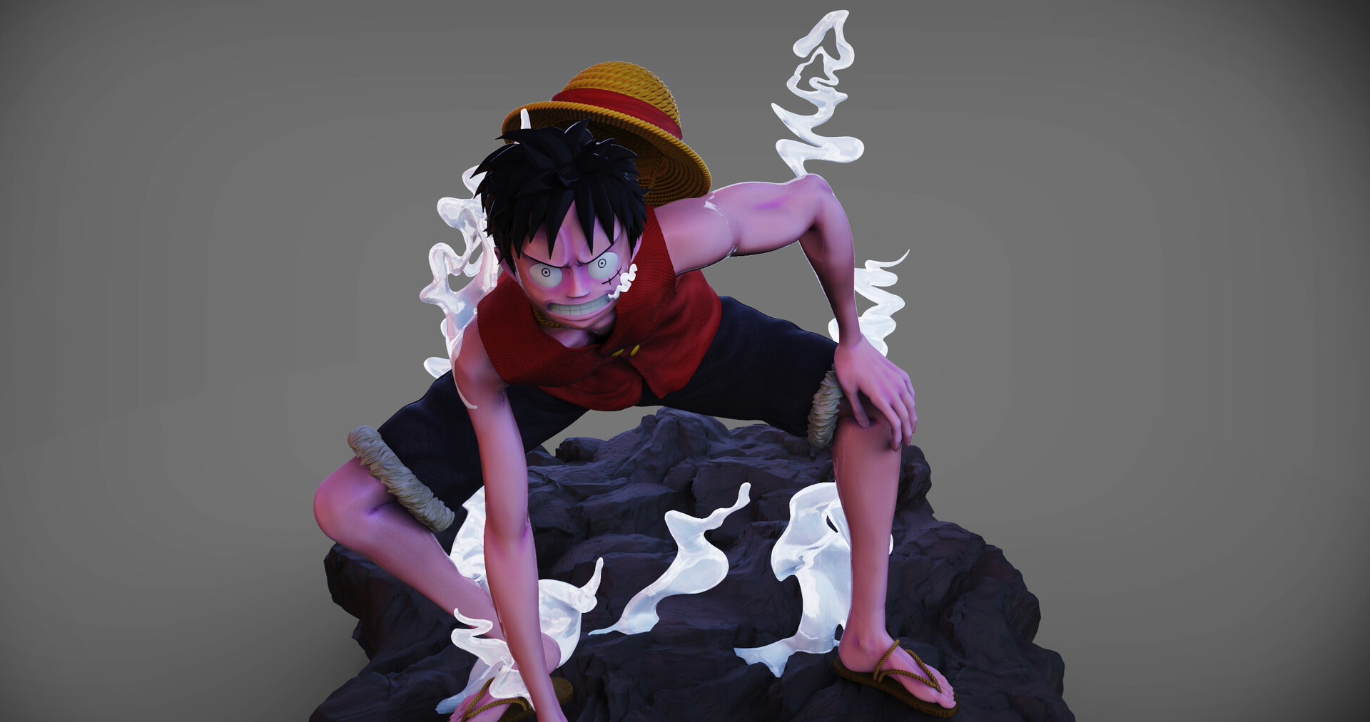 Enies Lobby Luffy Render By Kaigasatoru - One Piece Luffy Enies