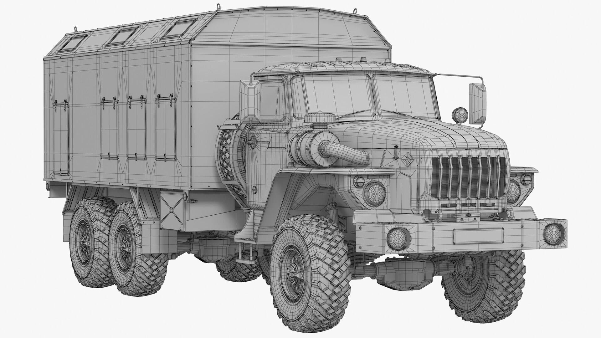 Урал 4320 рисунок