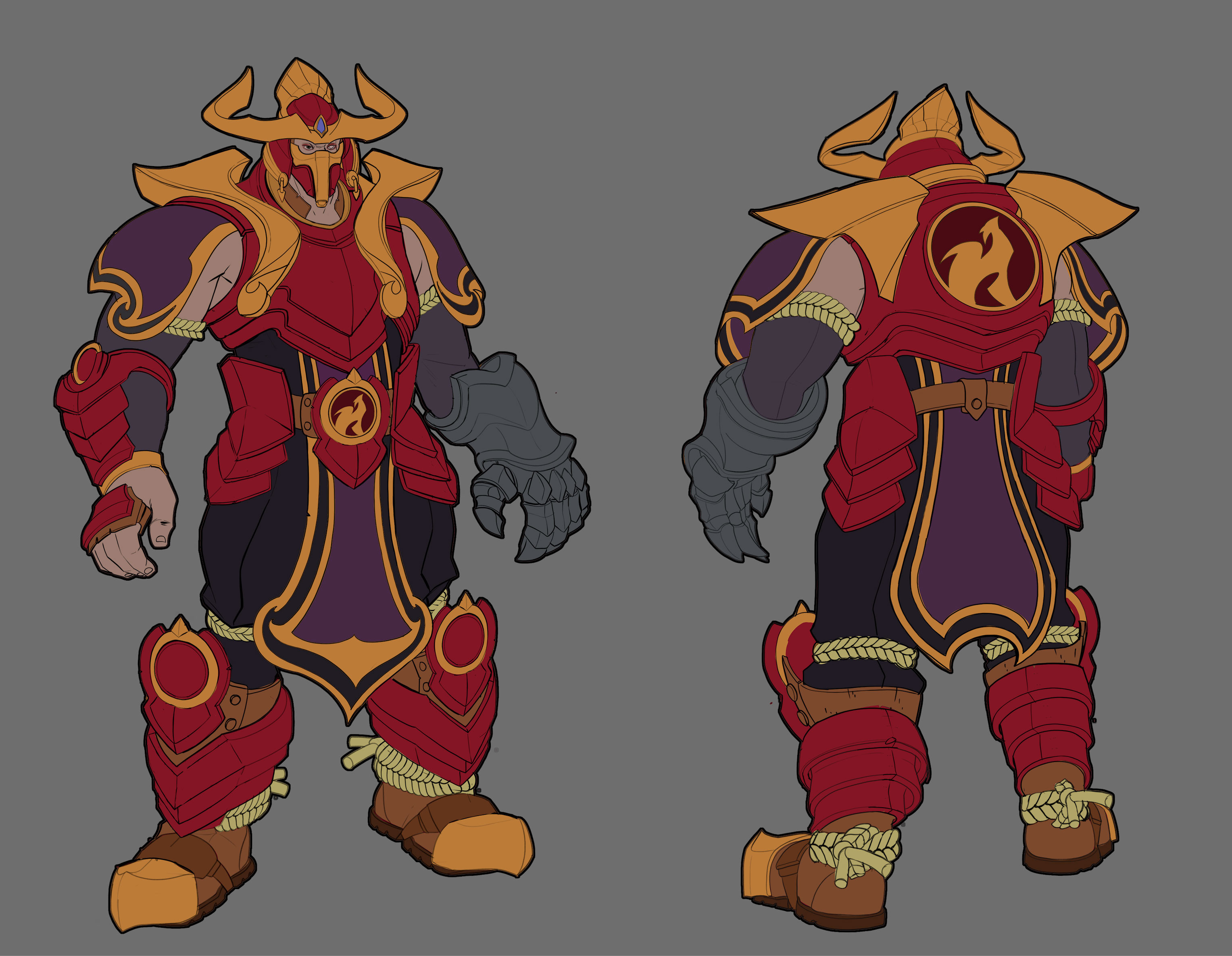 Paladins: Khan early concept work.