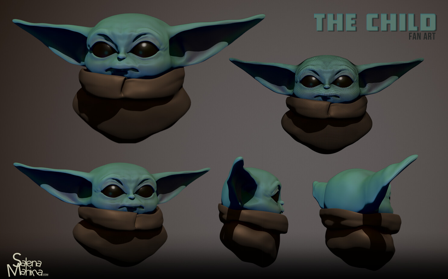Baby Yoda: 3D Fan Art - Real-time + Timelapse video - ZBrushCentral