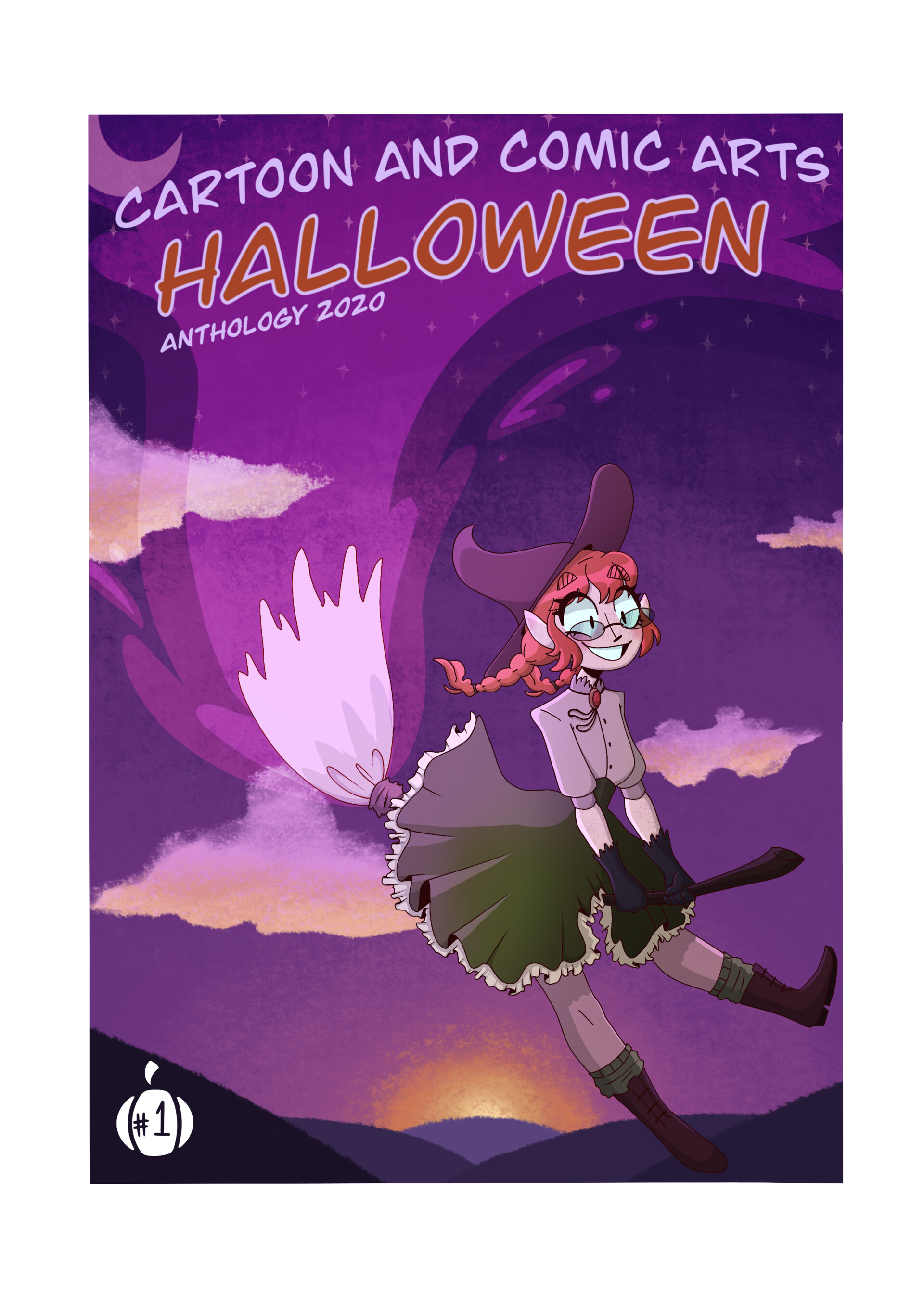 ArtStation Halloween comic cover and poster