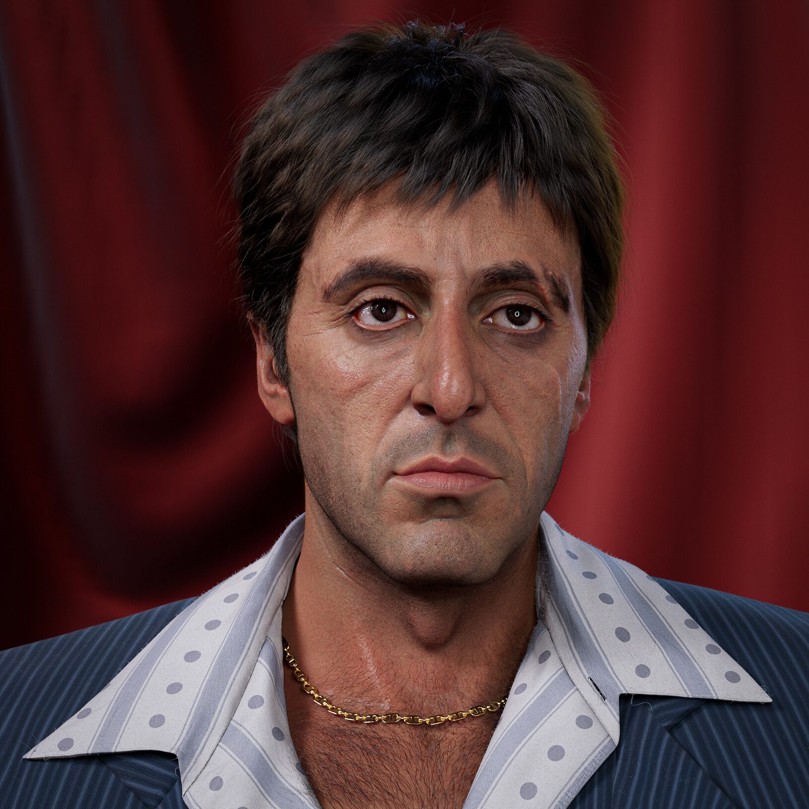 Artstation - Al Pacino - Tony Montana (Scarface)