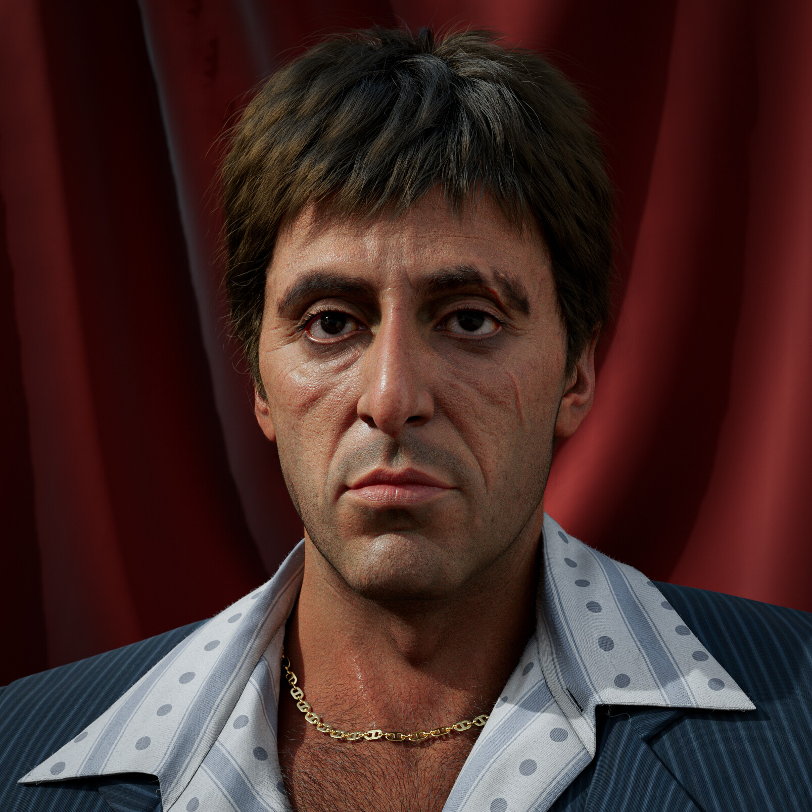 Artstation - Al Pacino - Tony Montana (Scarface)