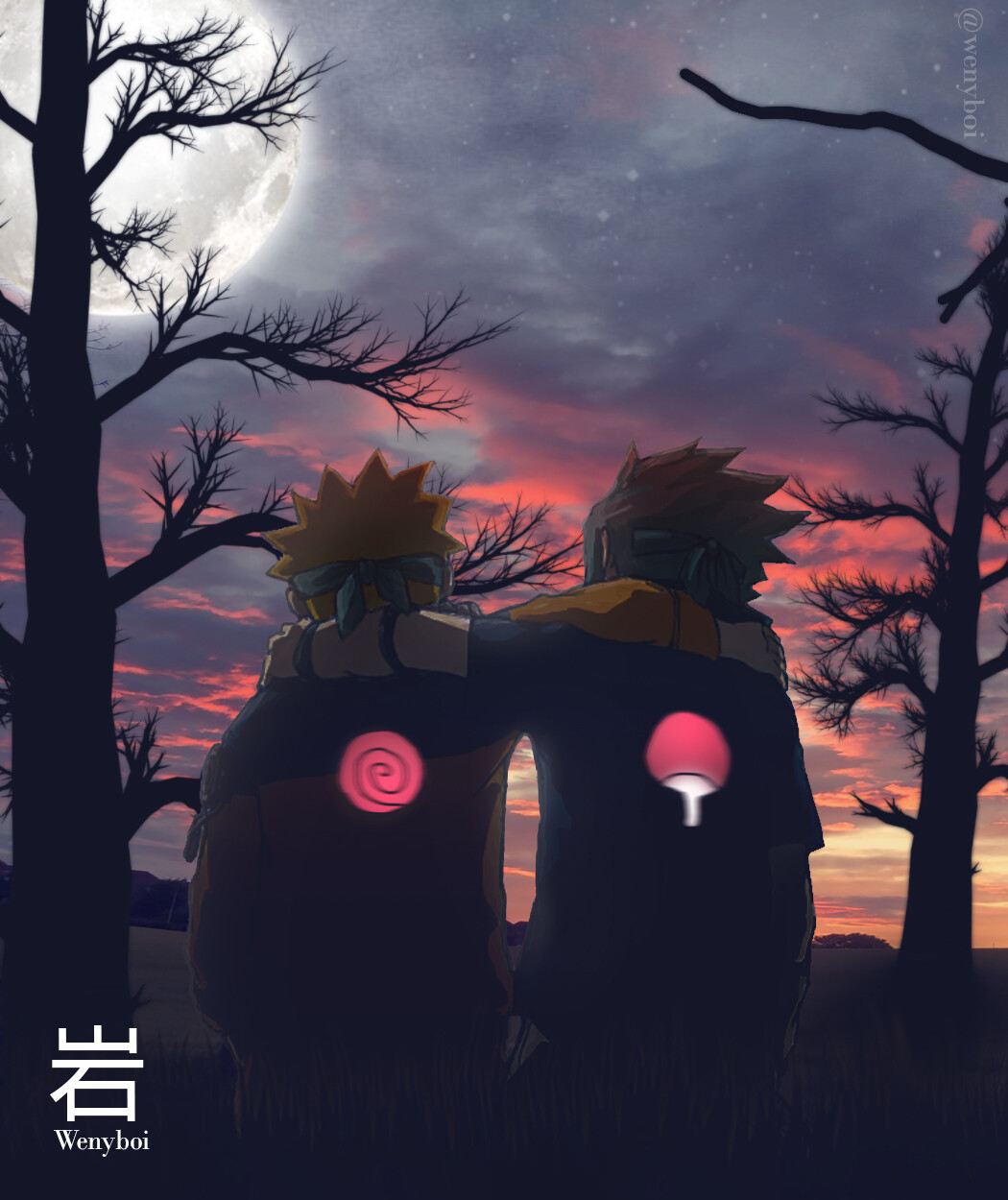 Artstation Naruto X Sasuke