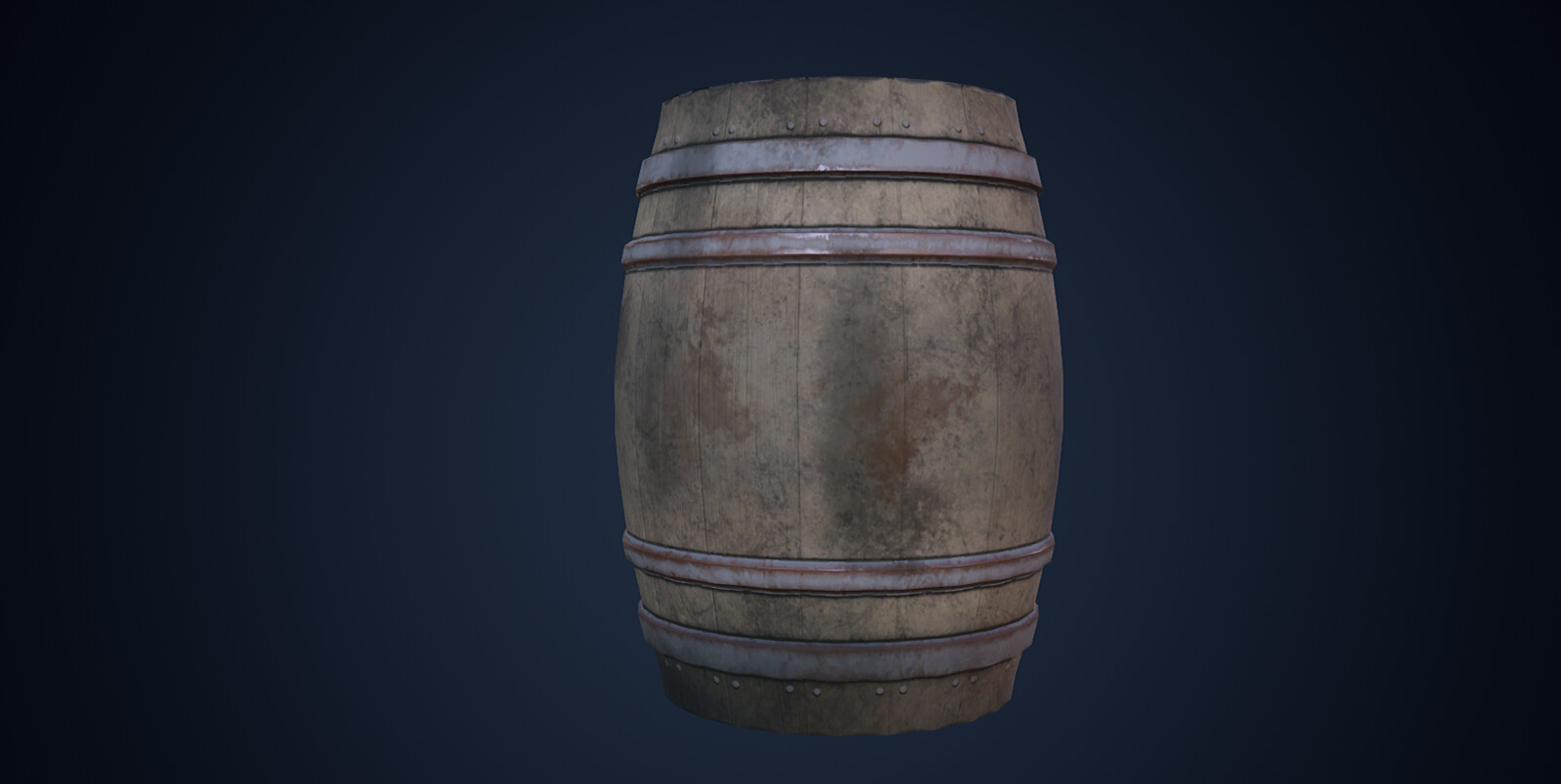 A Barrel (Painted with Substance)
