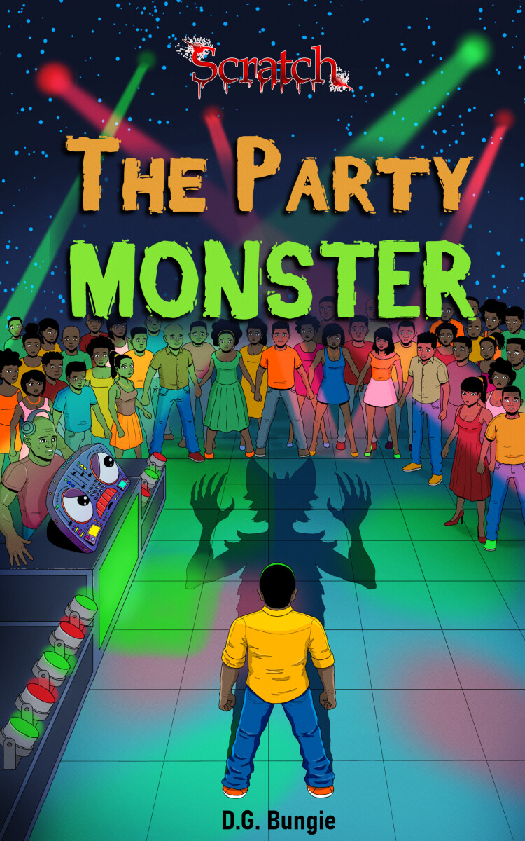 The Party Monster raamatu kaane illustratsioon 