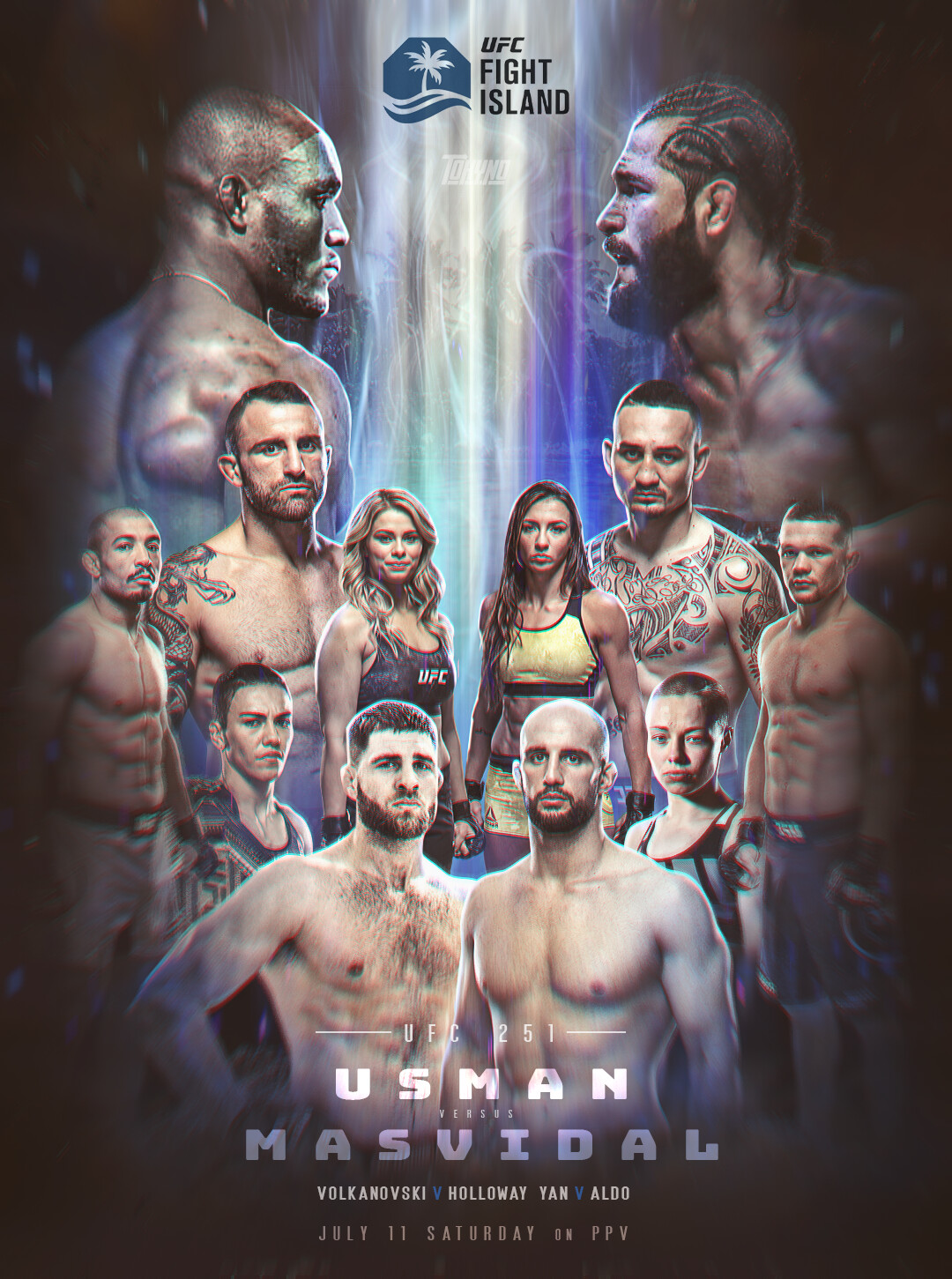 tokyno GFX UFC 251 poster