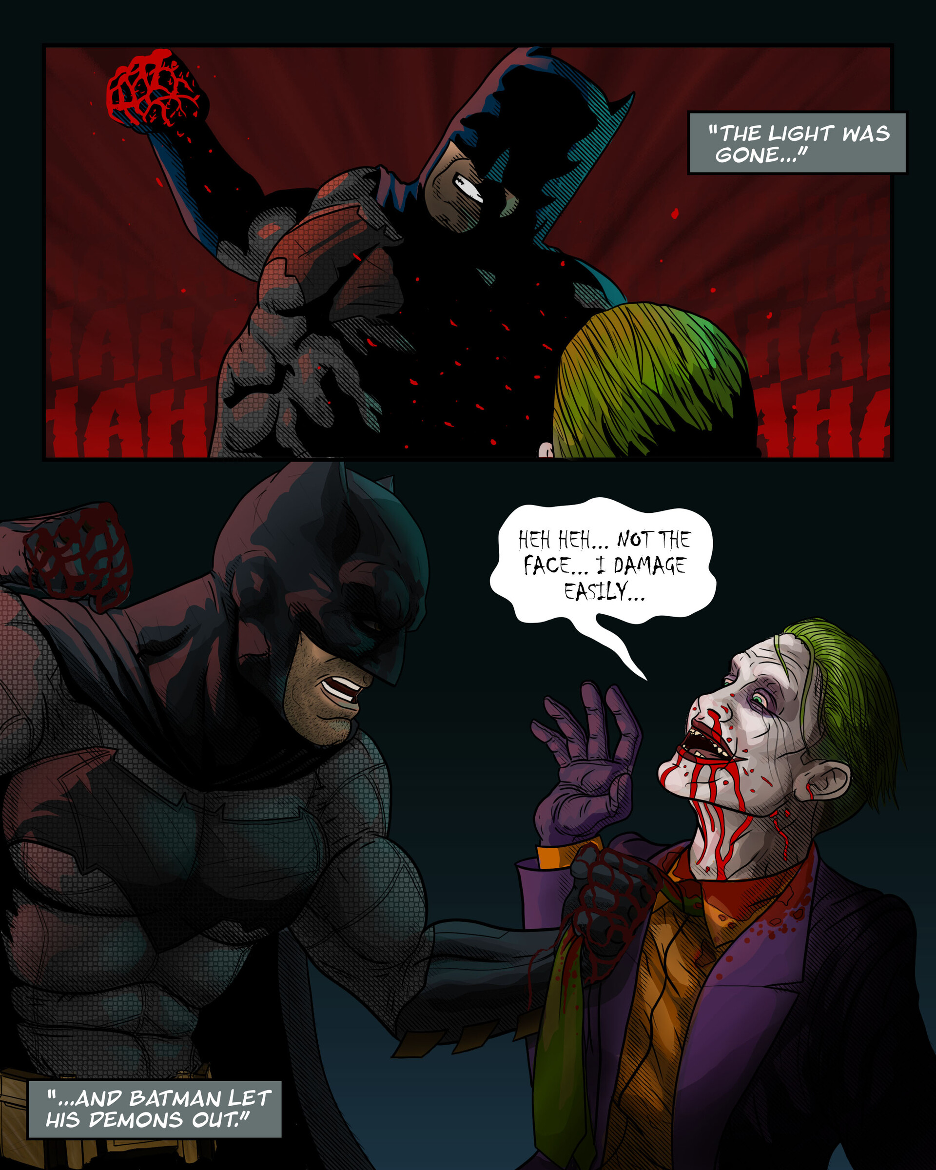 Brutal Batman.