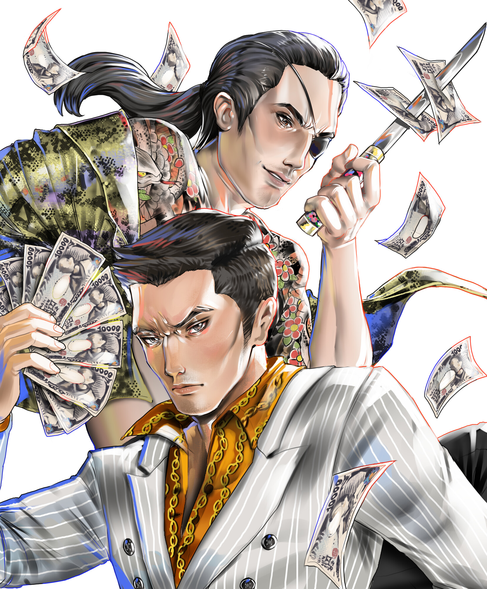 ArtStation Majima Goro & Kiryu Kazuma
