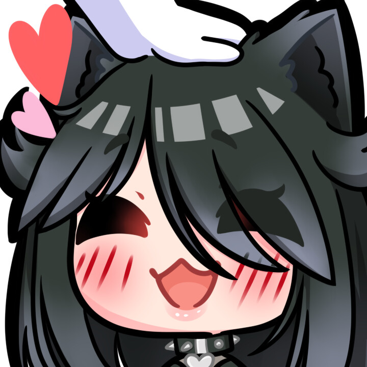 Anime Head Pat Emote Red none