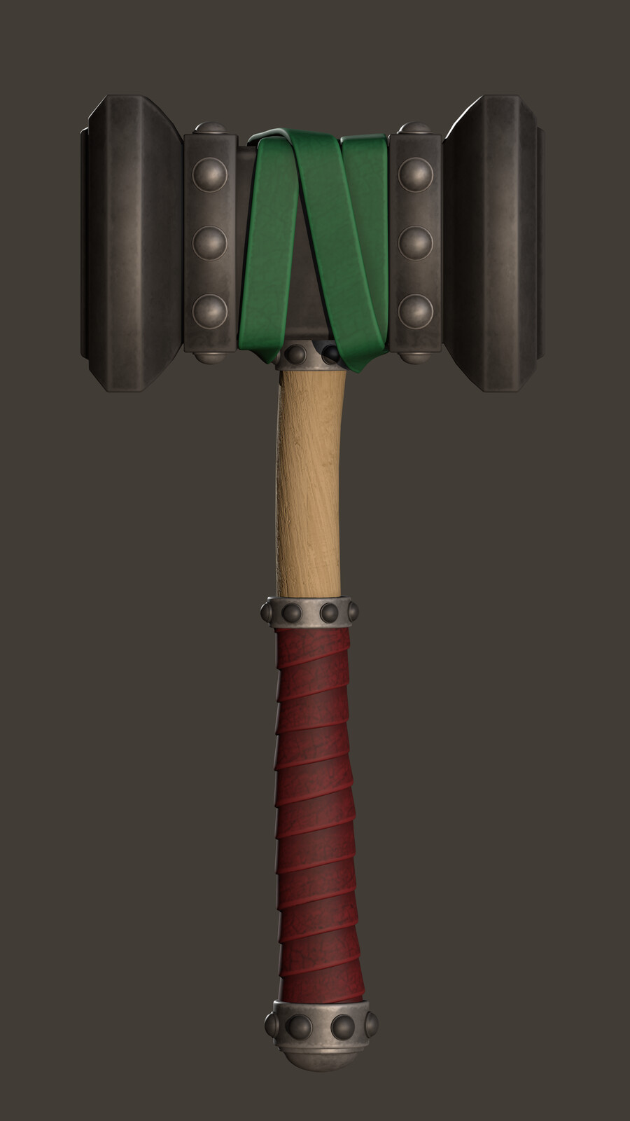 "Martillo de Azeroth" Stylized Hammer Commission WIP