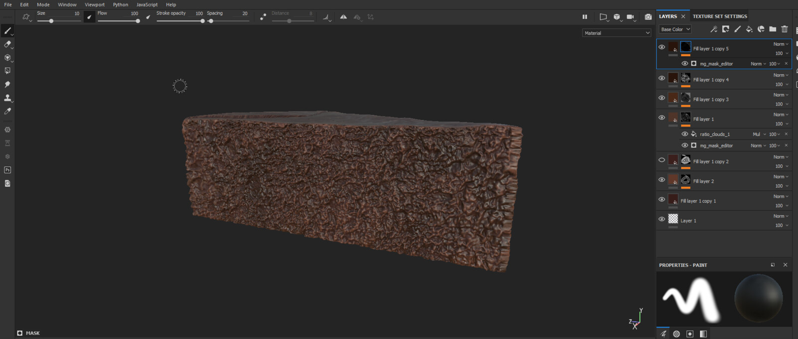 Texturing in substance painter - one subtool at a time.