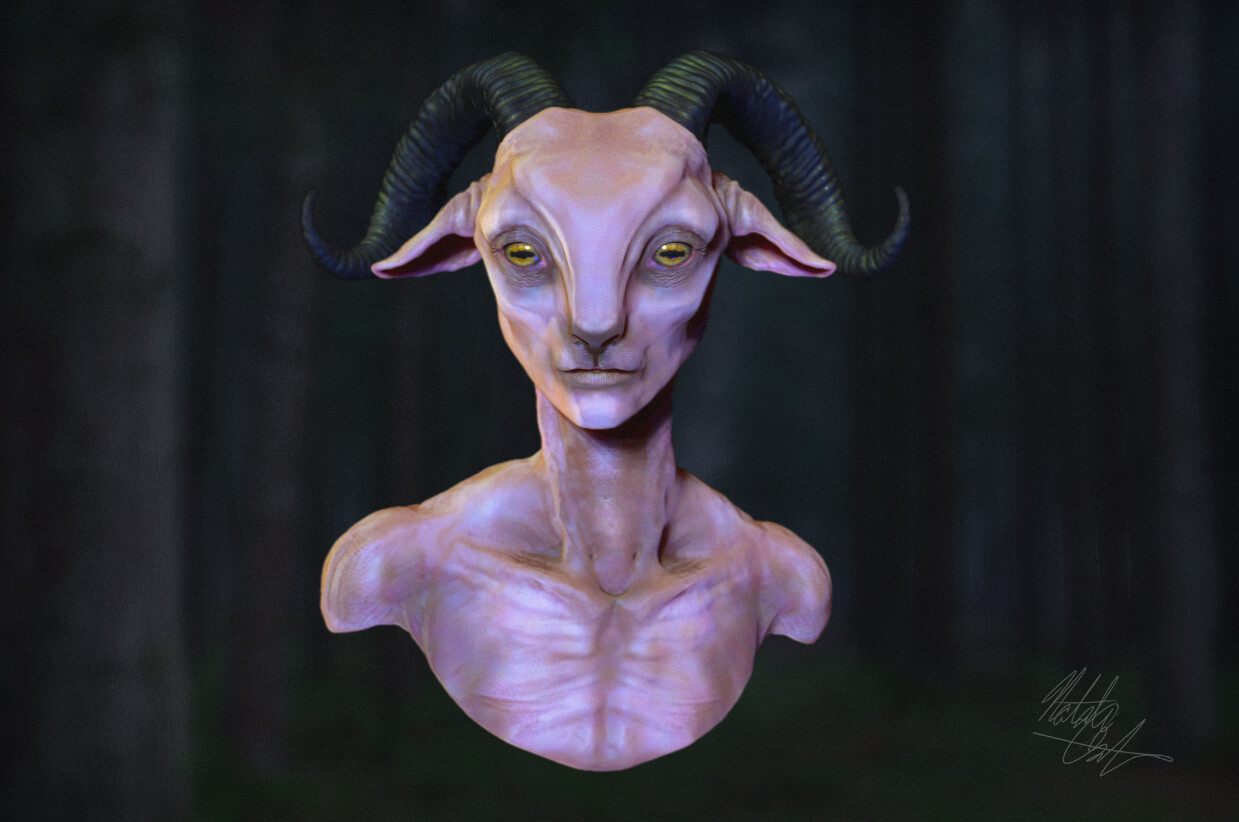 ArtStation - The Faun Revisited - Creature #17