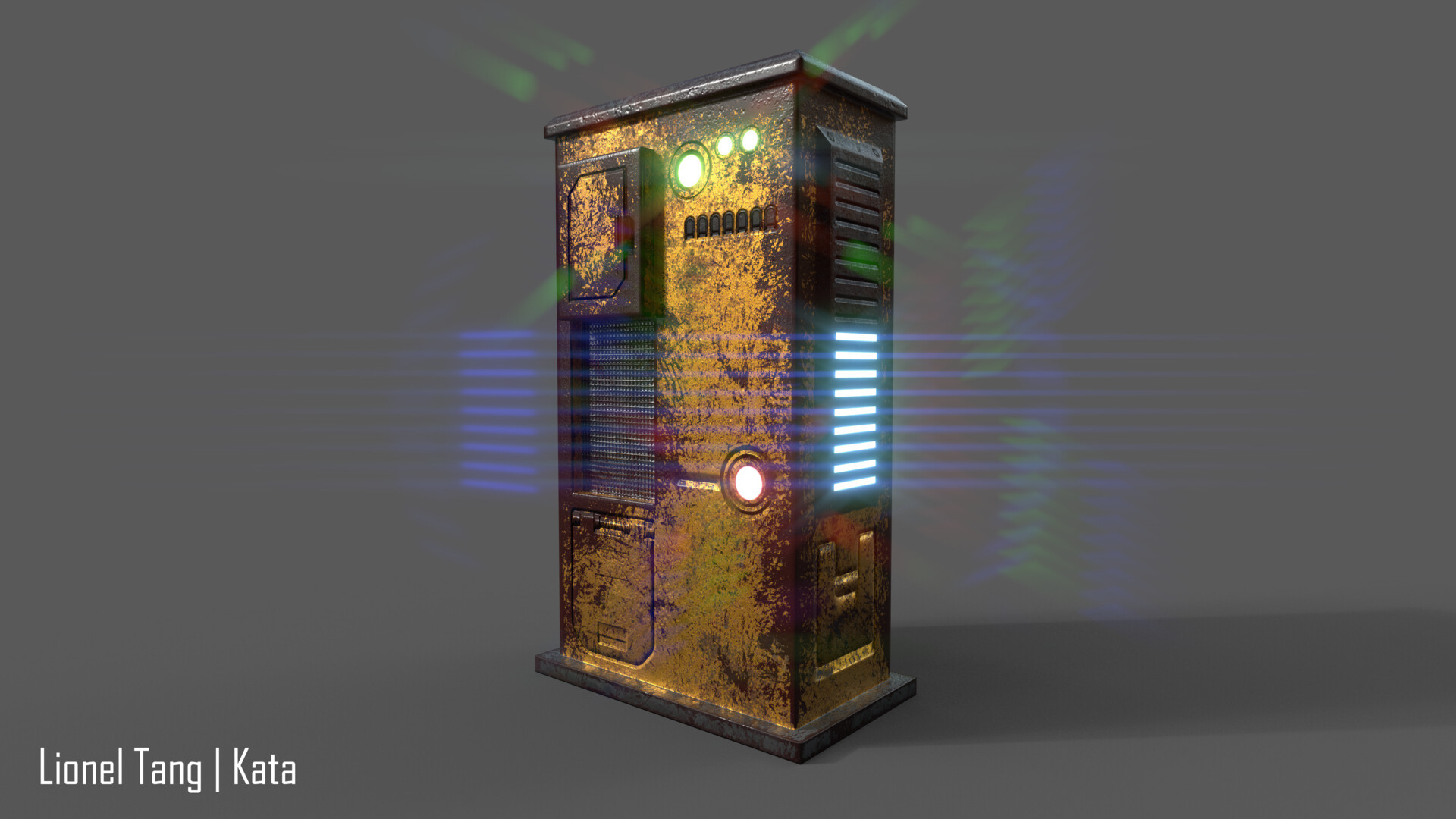 Lionel Tang Jia Bin - Cyperpunk-inspired Electrical Box