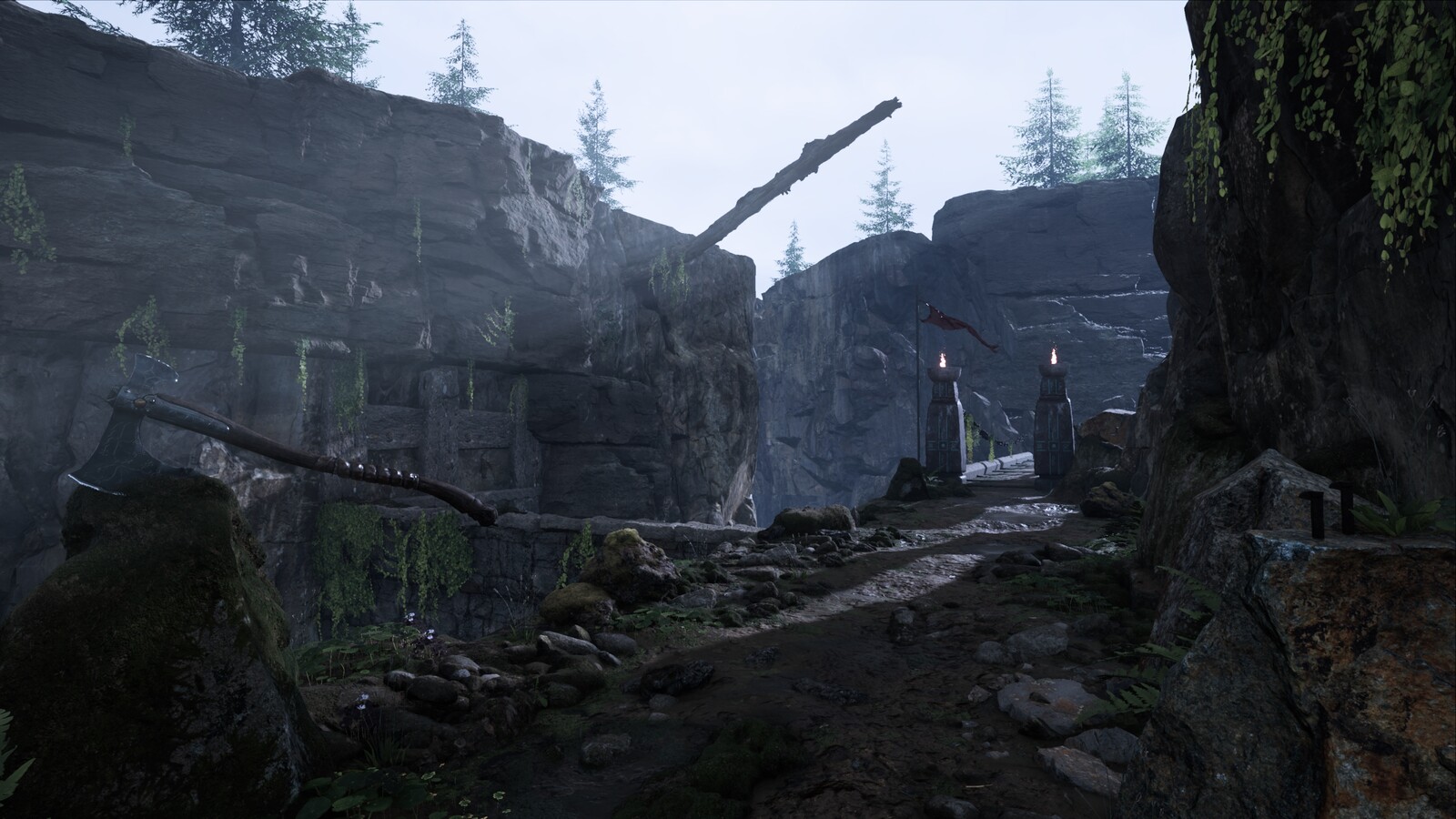 The result, created in UE4 using Megascans and a bit of elbow grease :)