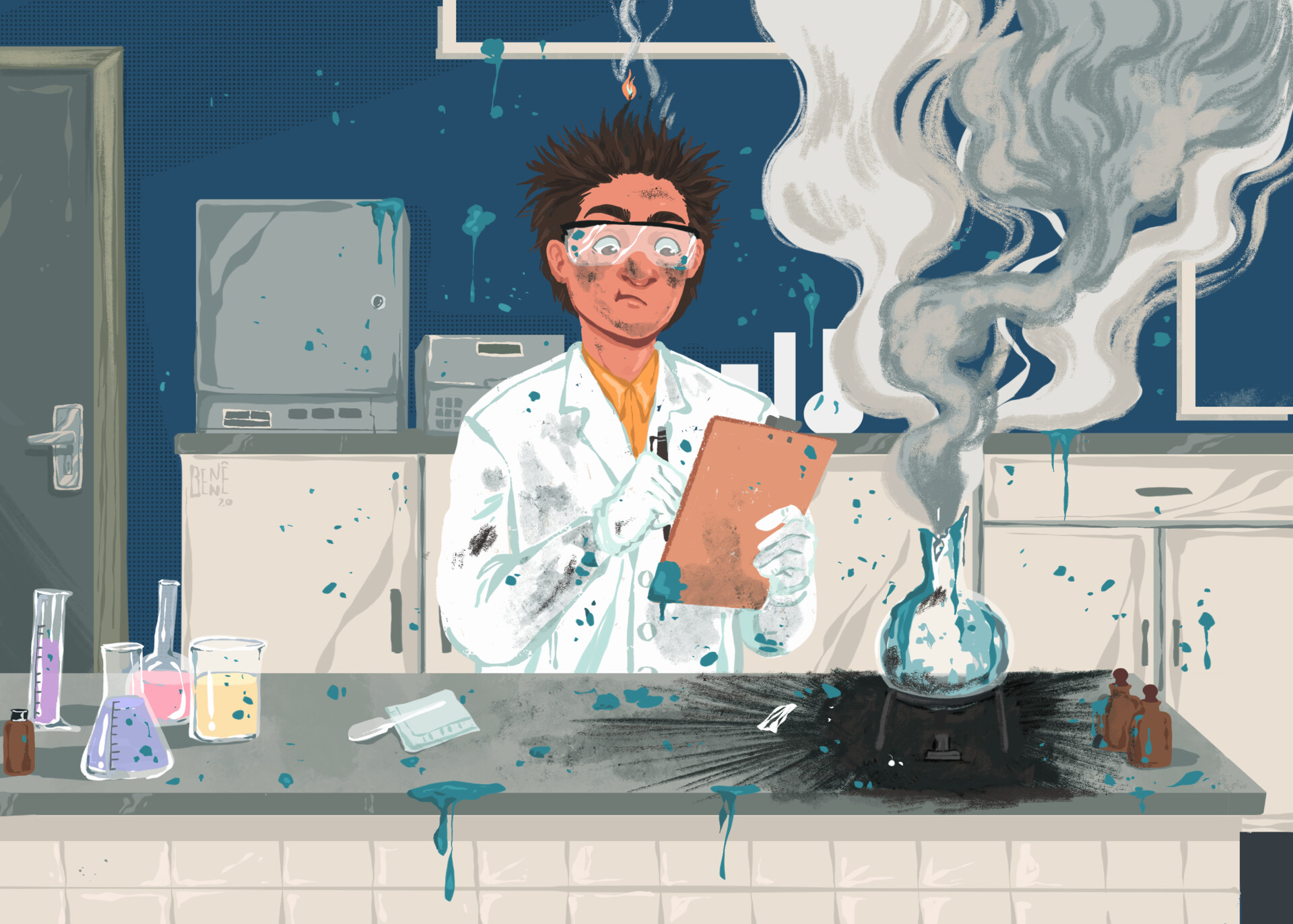 ArtStation Lab explosion