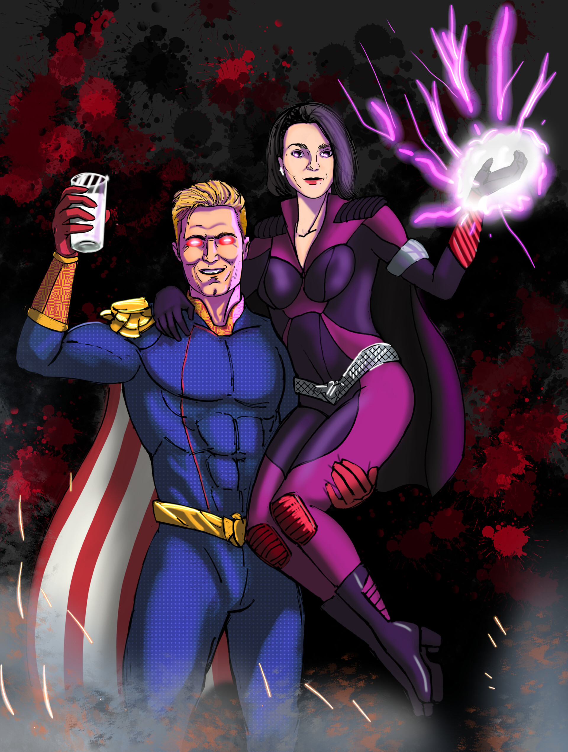 Artstation The Boys Fanarts Homelander And Soldier Bo - vrogue.co