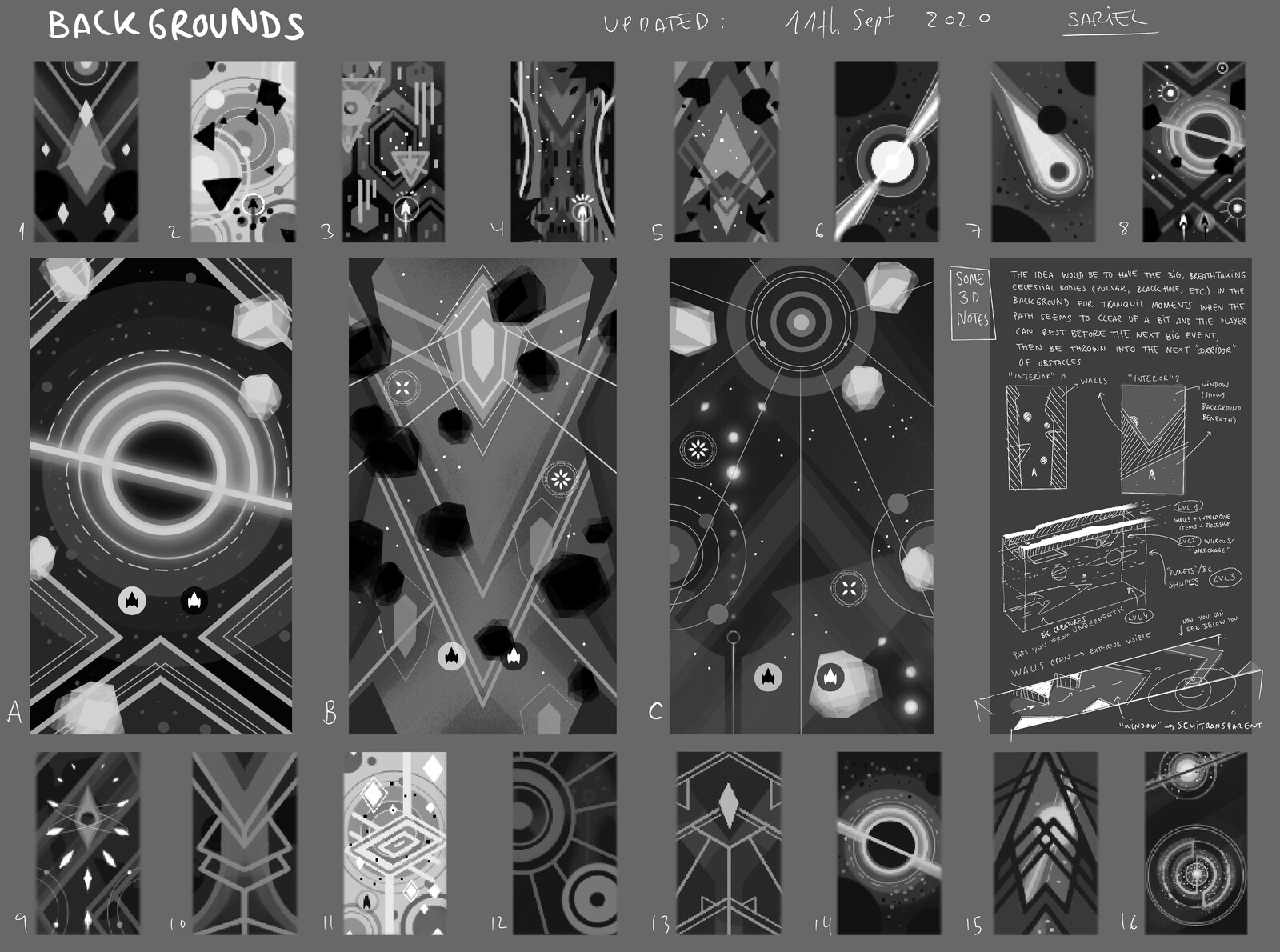 Concept art and exploration for look, style and environments