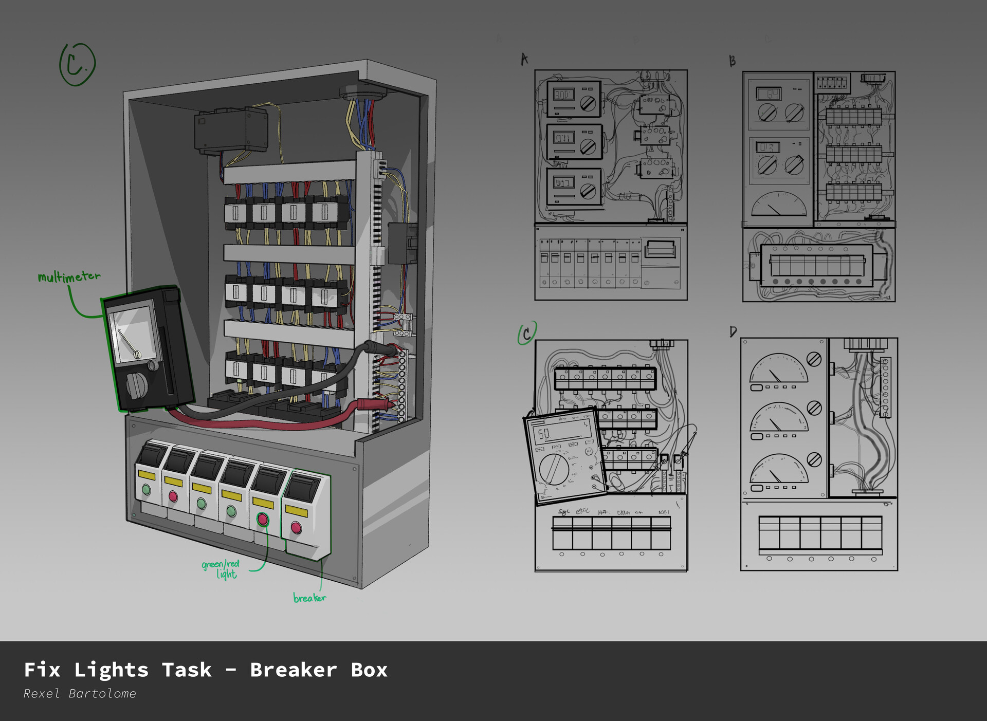 Rexel Bartolome Among Us Reimagined Breaker Box