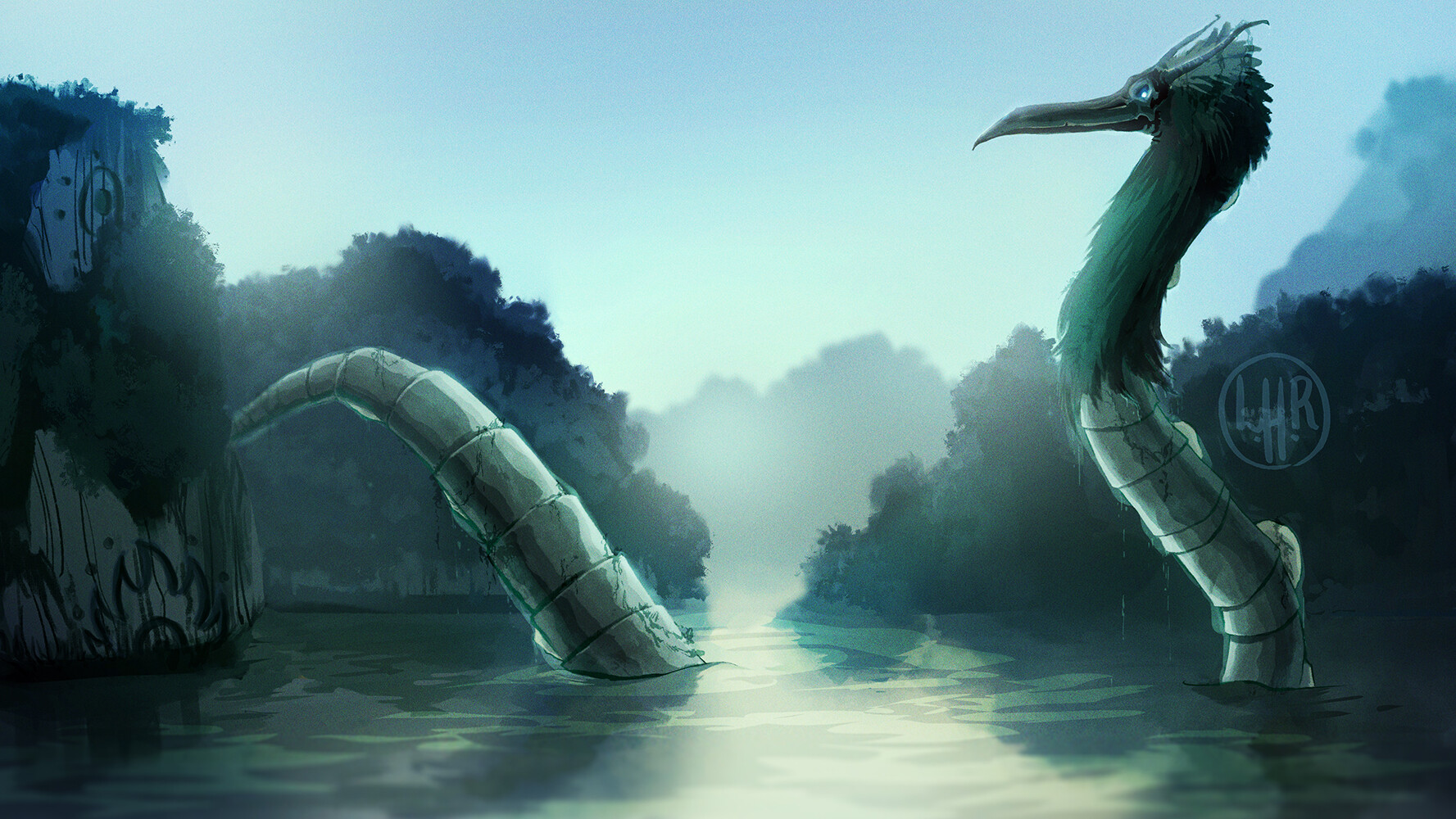 ArtStation - River Monster II