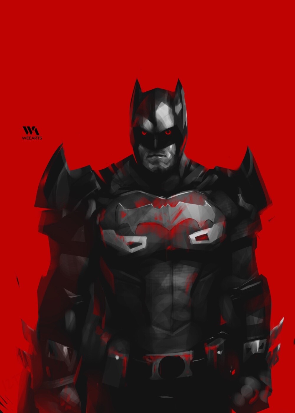 ArtStation - Flashpoint Batman - RED background series