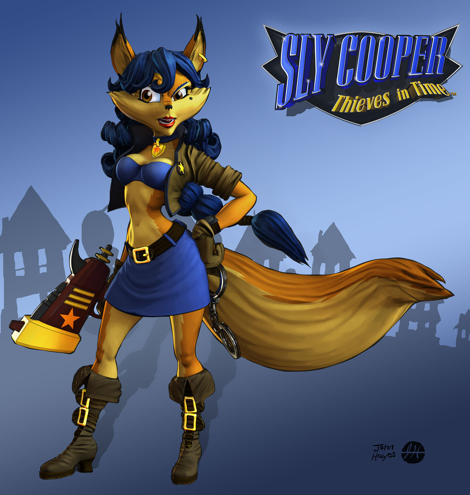 Sly Cooper Thieves in Time : Carmelita Fox by Stevenafc11 on DeviantArt
