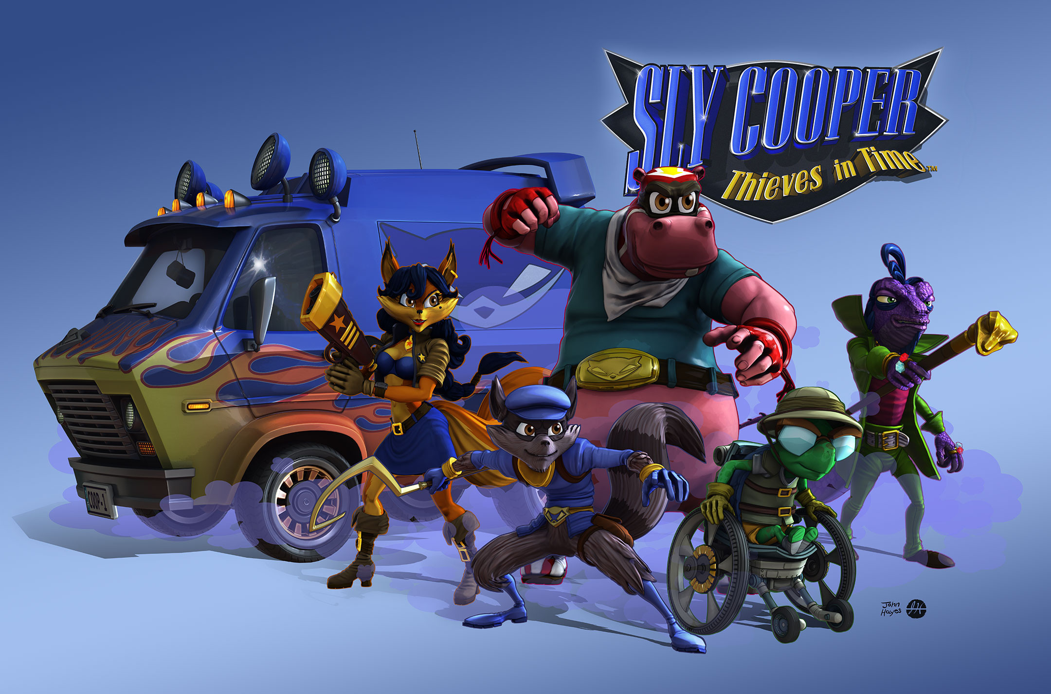 ArtStation - Sly Cooper from the game Sly Cooper: Thieves in Time