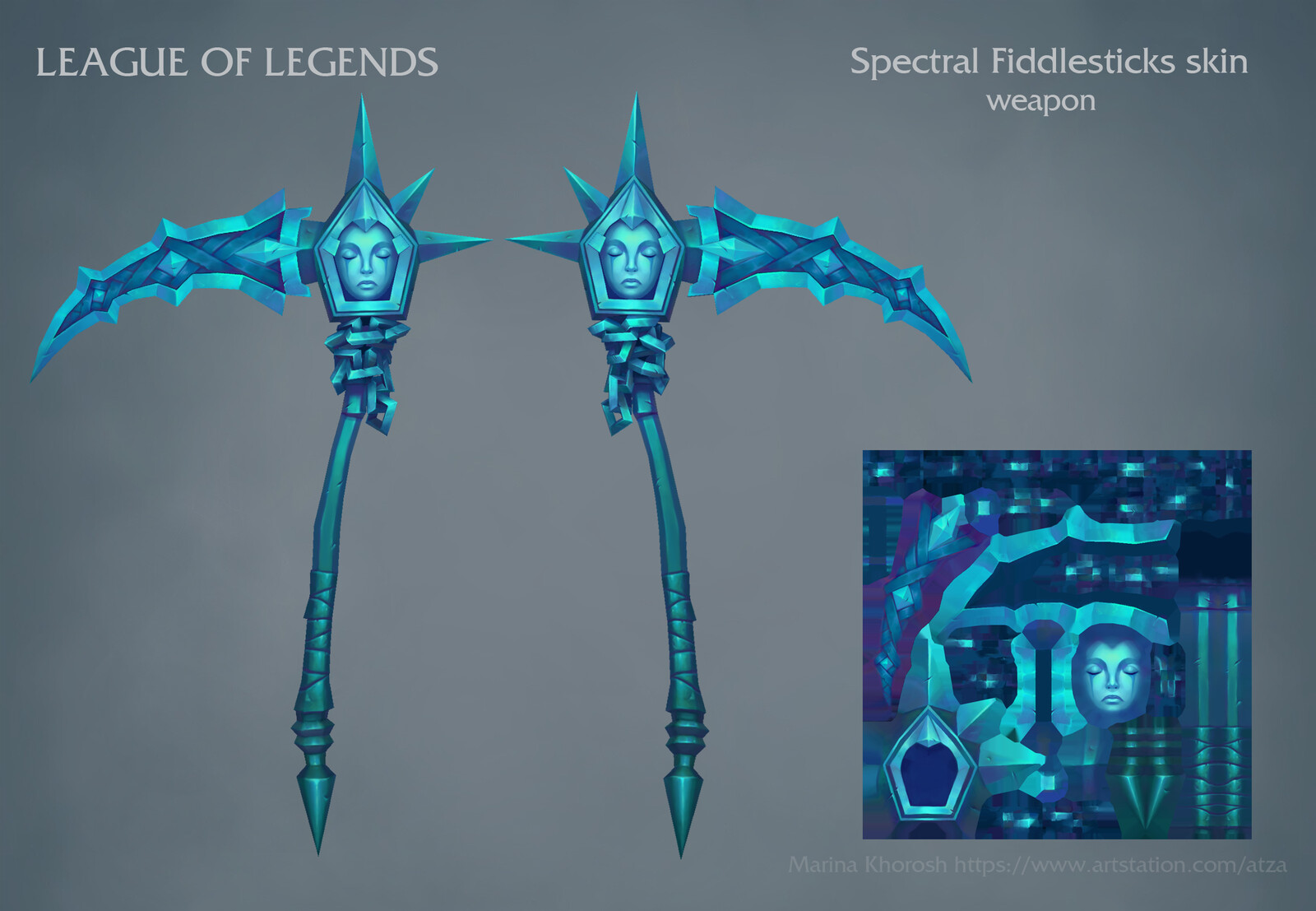Artstation Spectral Fiddlesticks Weapon Marina Khorosh Spectral fiddlesticks skin last sales data. spectral fiddlesticks weapon marina