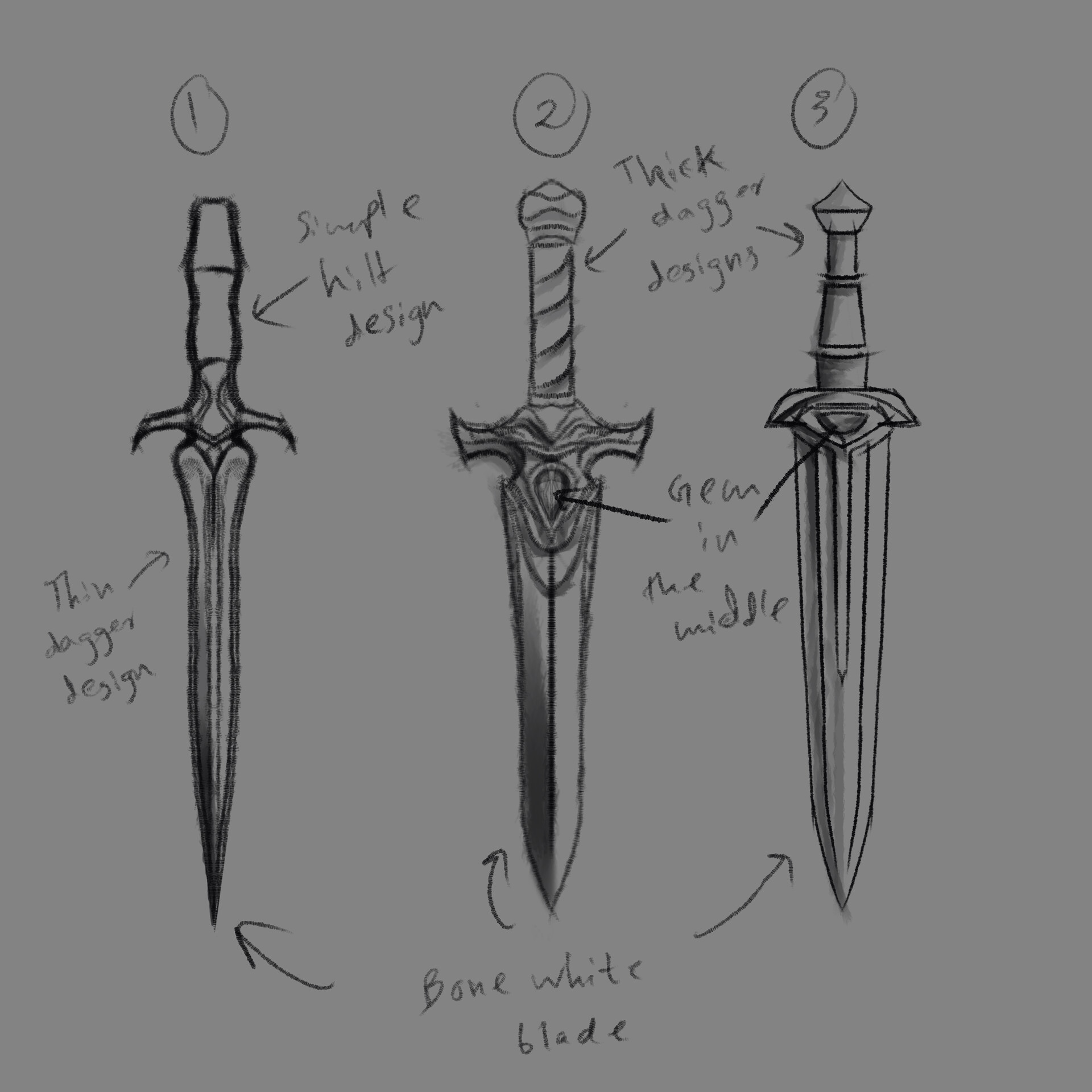 cool dagger designs