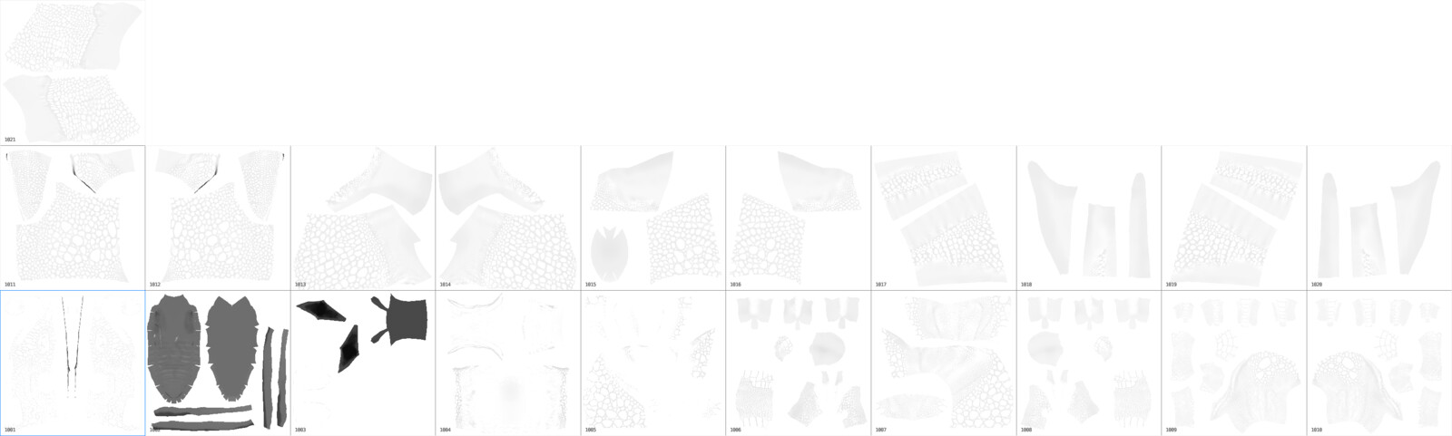 Inverted Subsurface Map used for Roughness Map