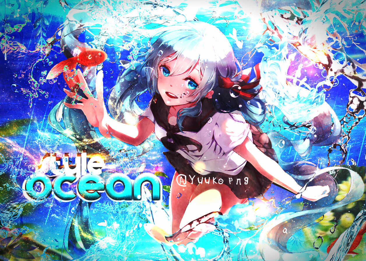 Touhou fish ocean girl rock anime HD wallpaper  Pxfuel