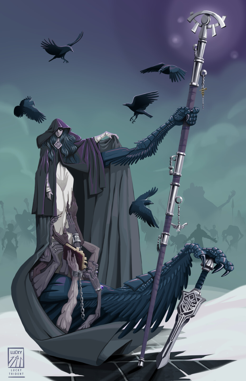 Thomas Jochum Velka Goddess of the forlorn A dark Souls fan art