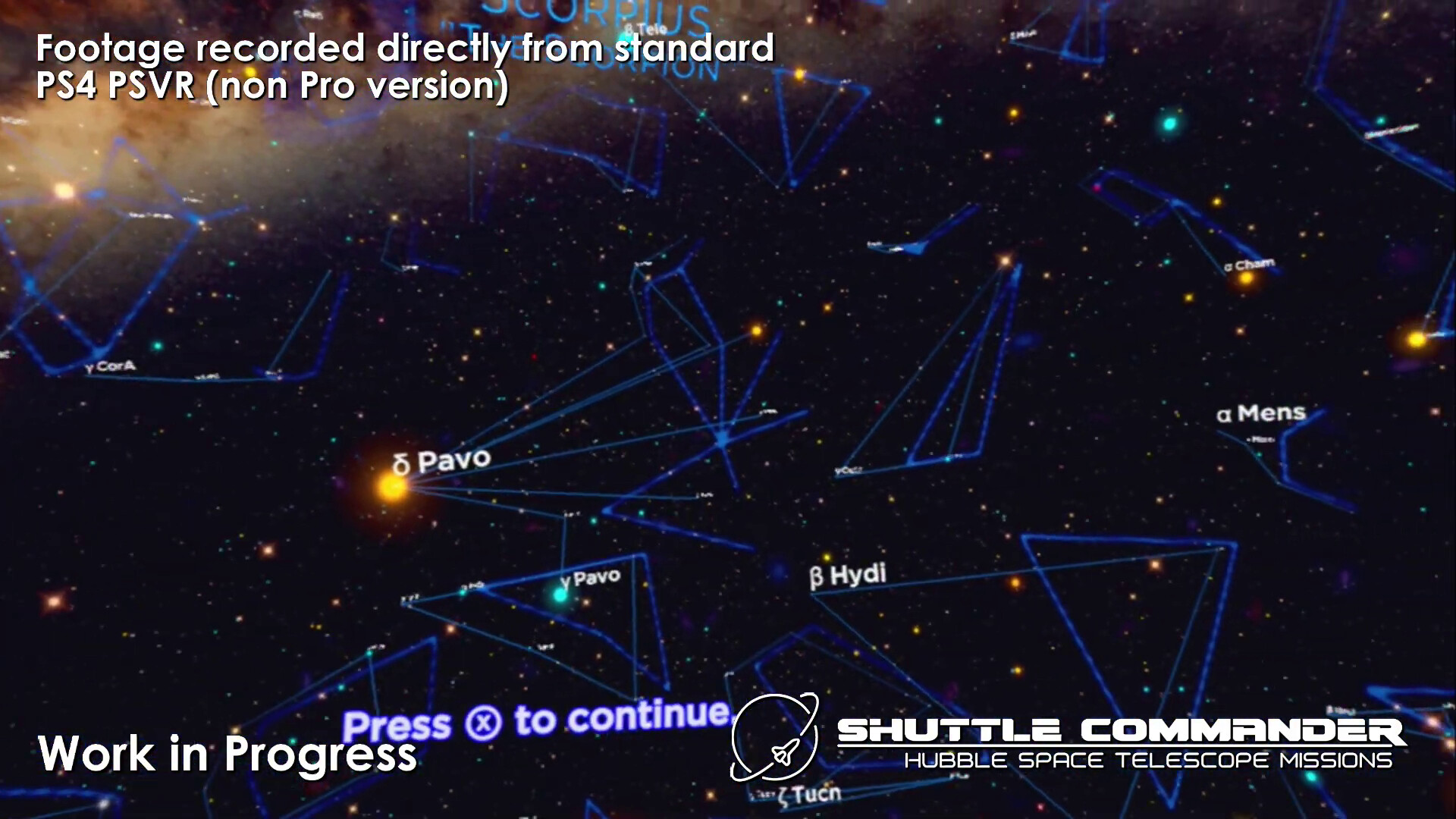 Shuttle top commander psvr
