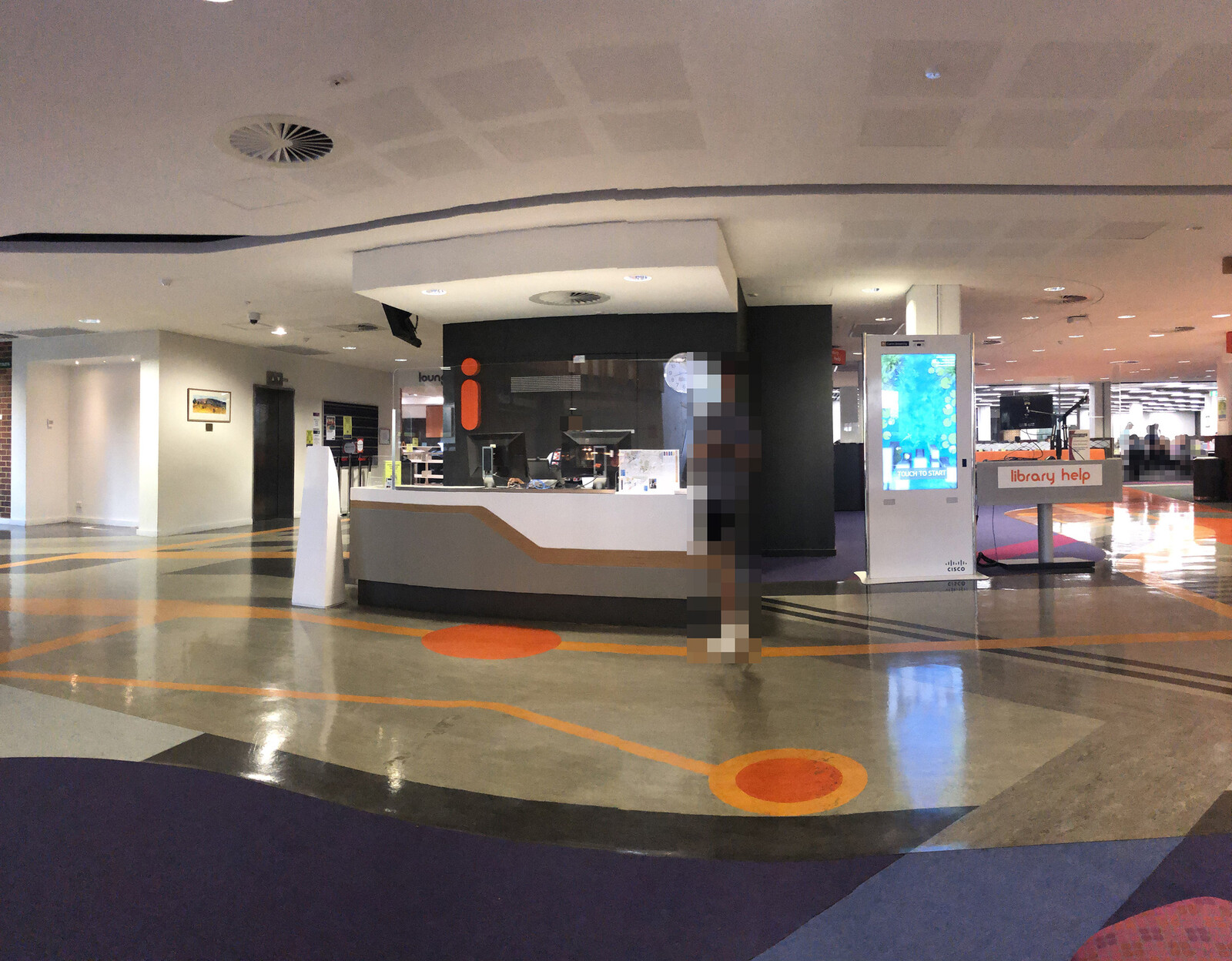 Entrance of the Curtin University Library.