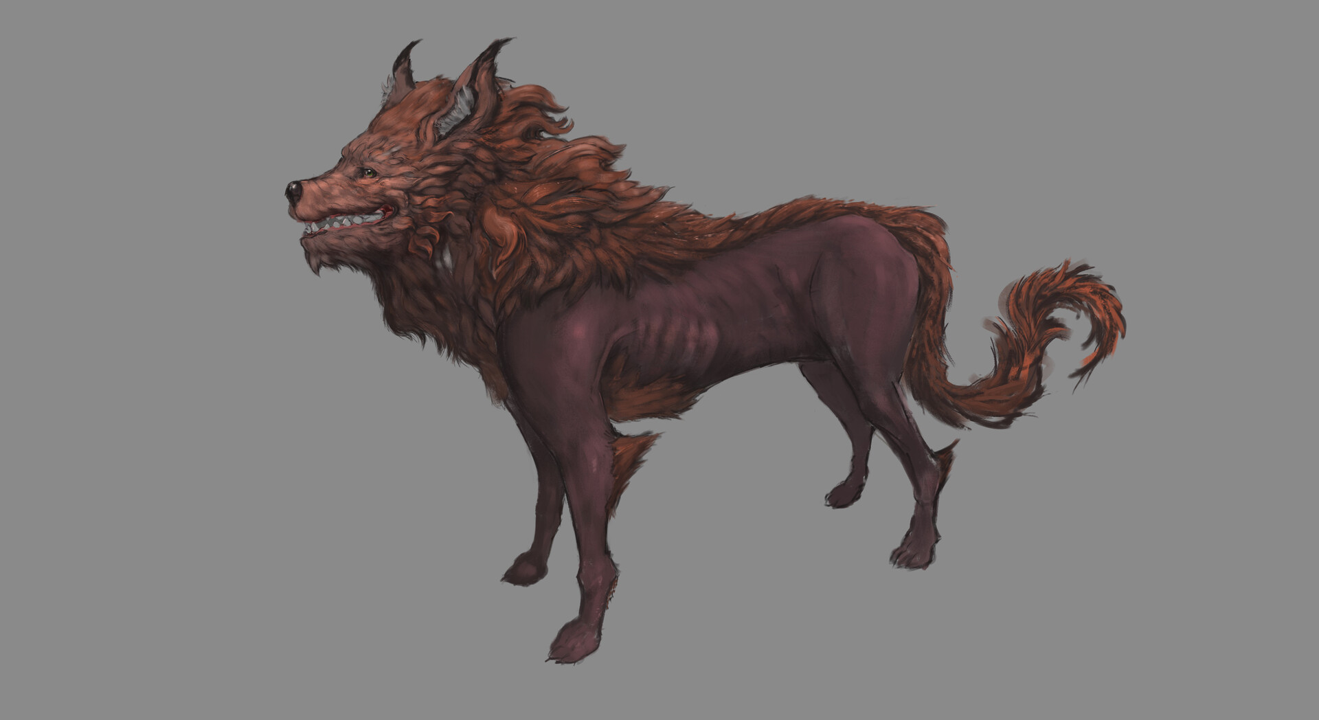 ArtStation Fantasy Dog Concept.