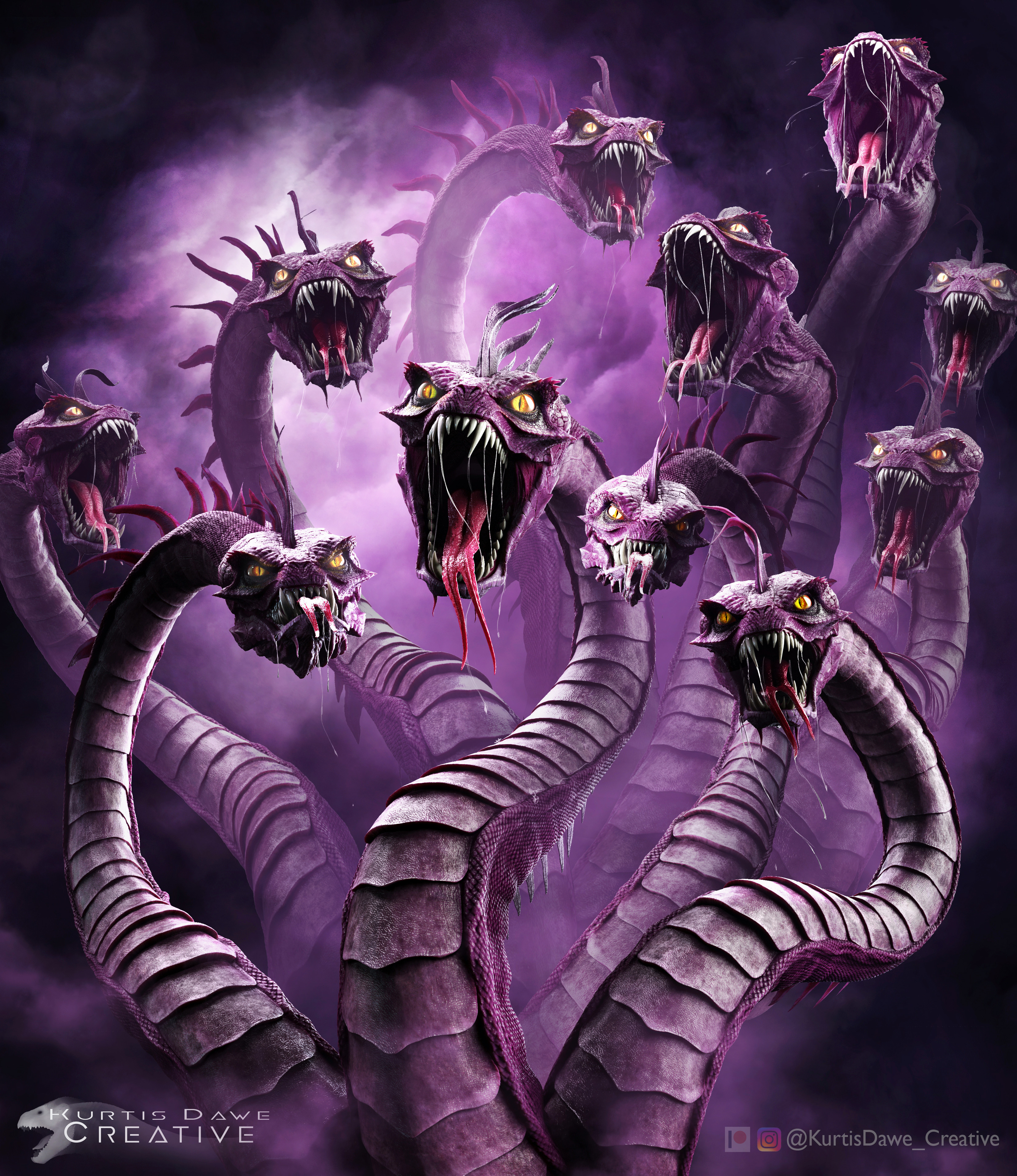 Hydra from Hercules - ArtStation