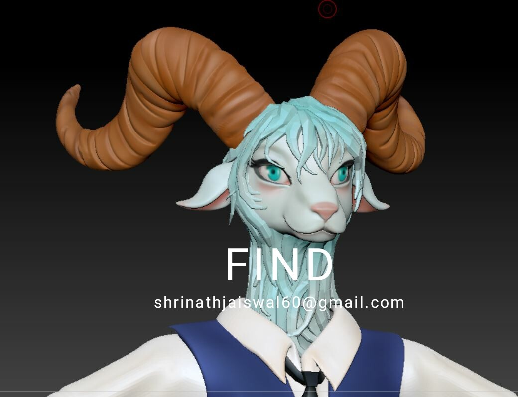 ArtStation - Low Poly Anime character For Vr chat