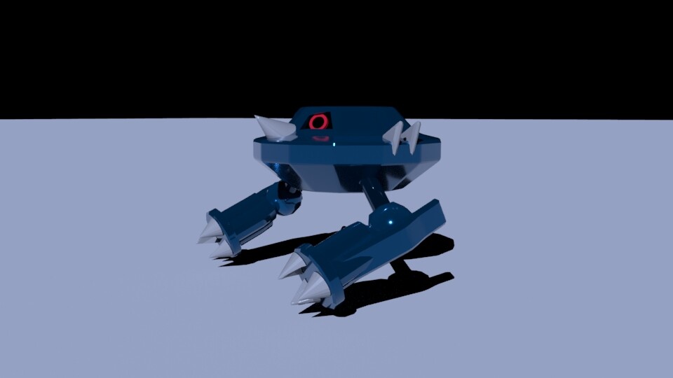 ArtStation - Metang - Pokemon - Normal and Shiny Versions